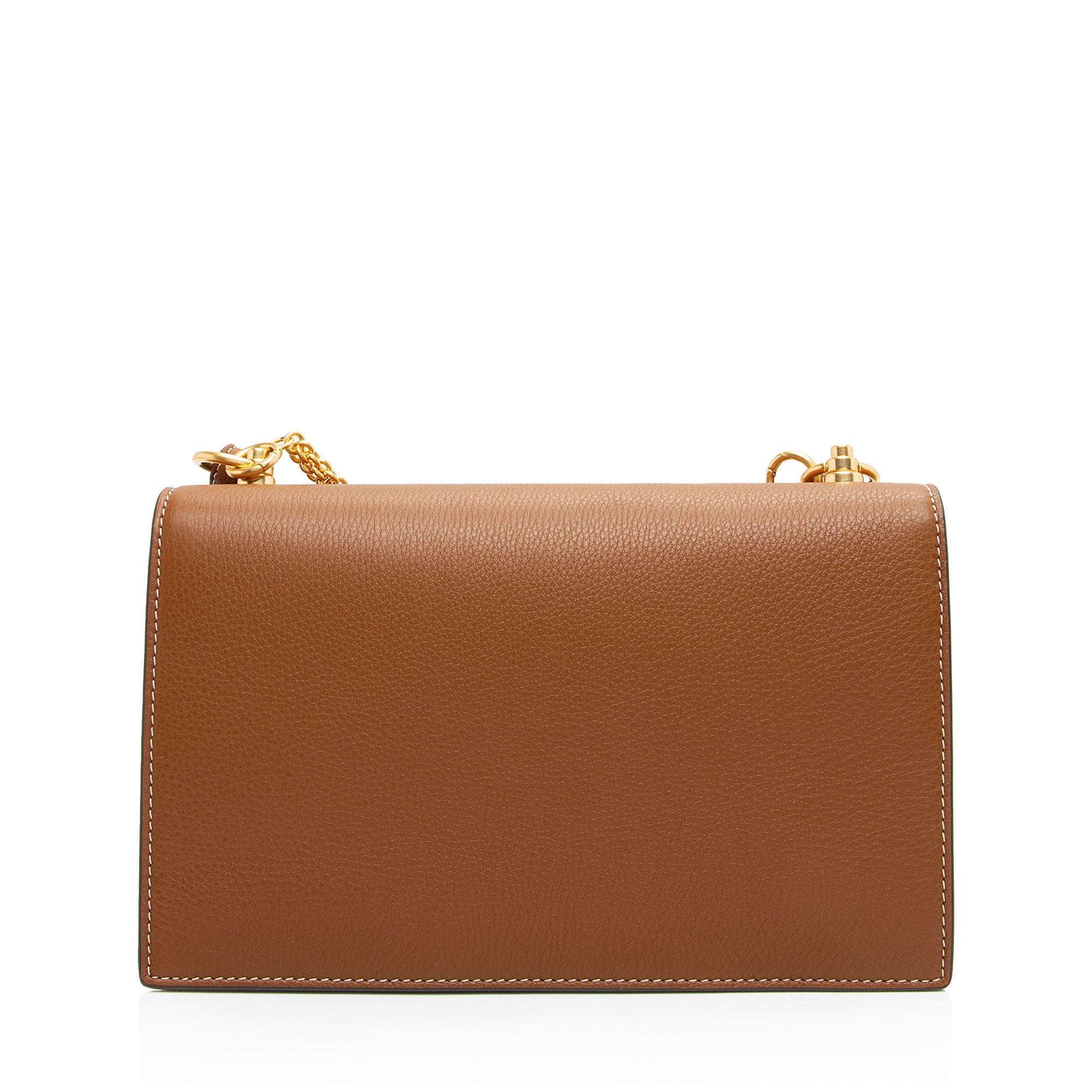Tory Burch Leather Miller Shoulder Bag (SHF-o3358h)