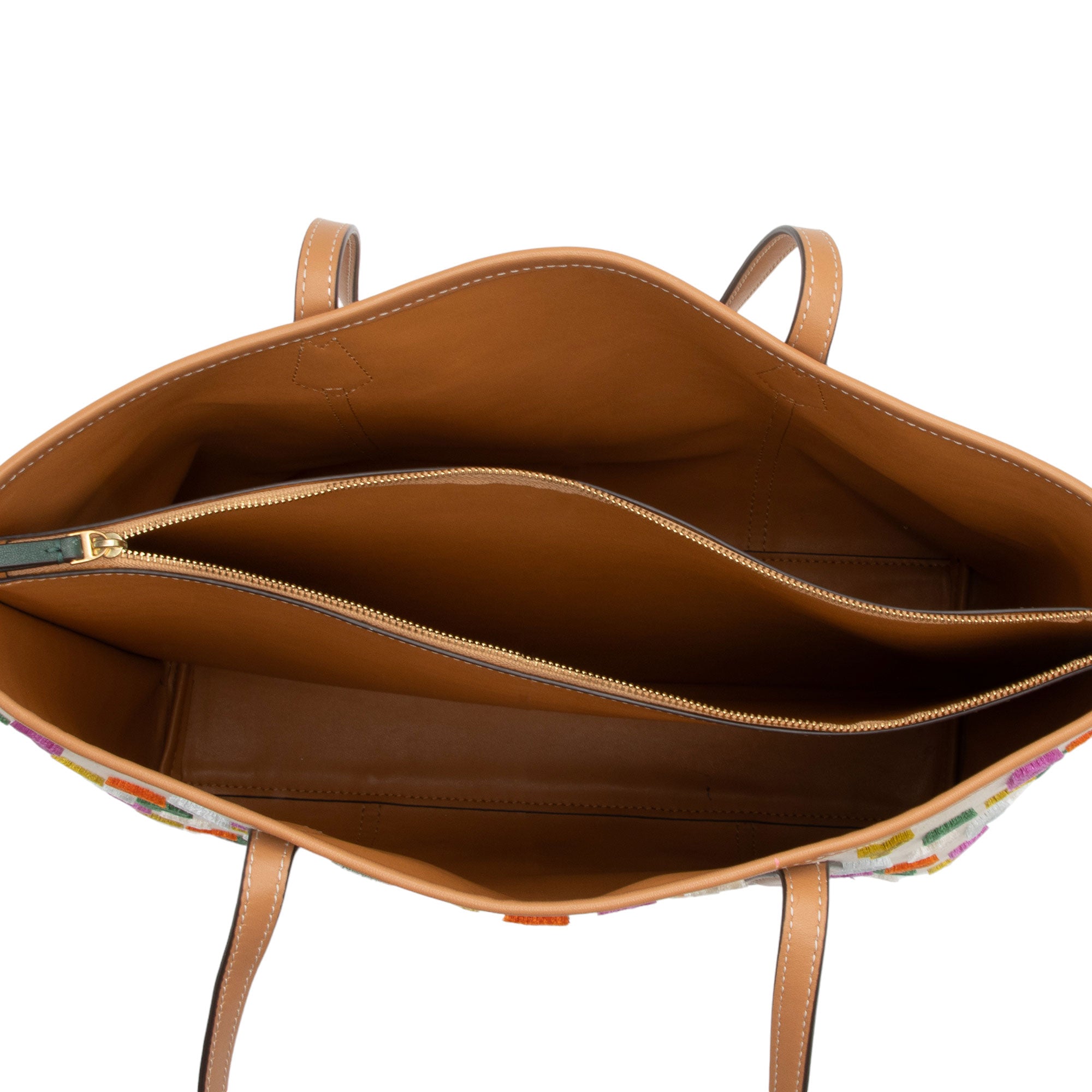 Tory Burch Leather Perry Fil Coupe Tote (SHF-R2Uxjz)