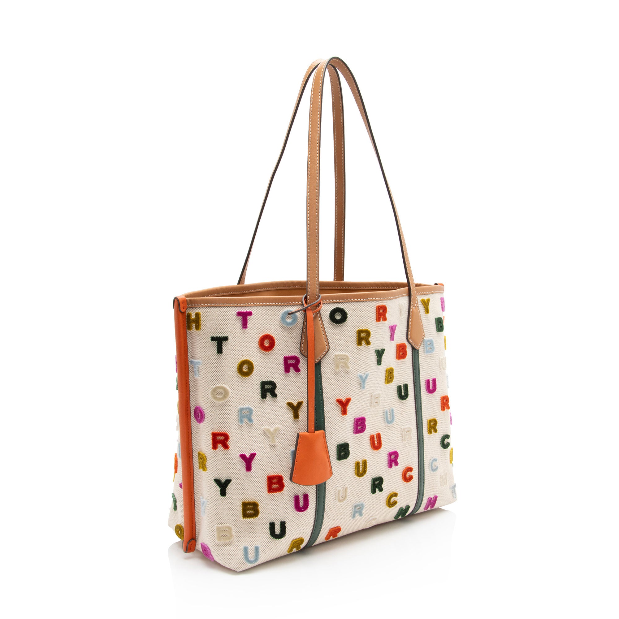 Tory Burch Leather Perry Fil Coupe Tote (SHF-R2Uxjz)