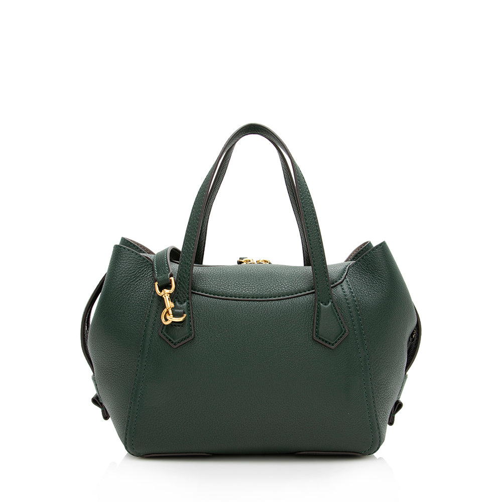 Tory Burch Leather Perry Small Satchel (SHF-13362)