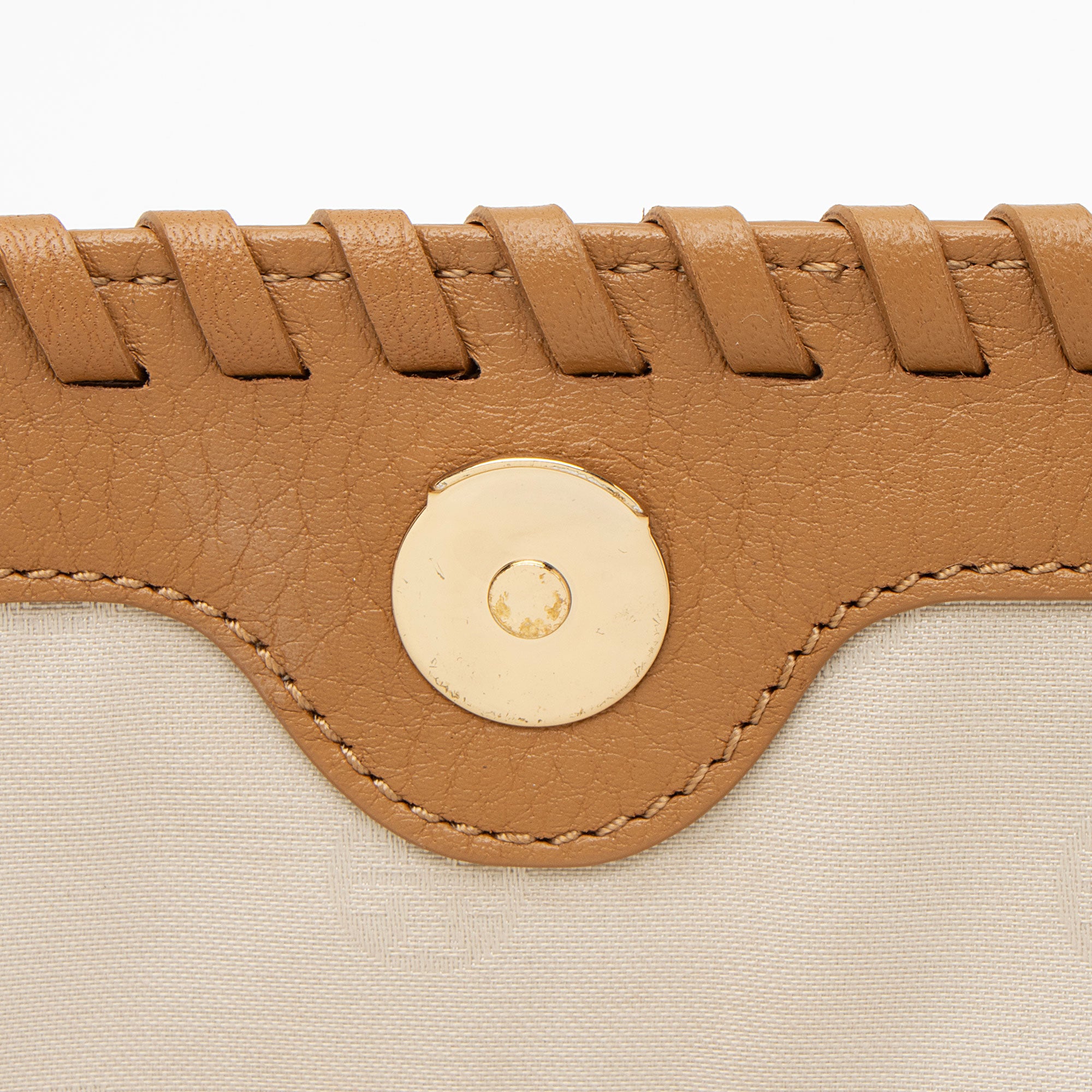 Tory Burch Leather Raffia Marion Saddle Bag (SHF-aUSocw)