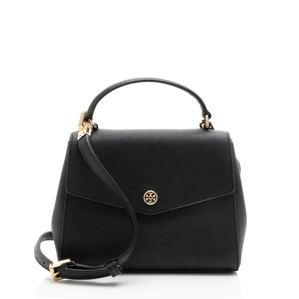 Tory Burch Leather Robinson Small Top Handle