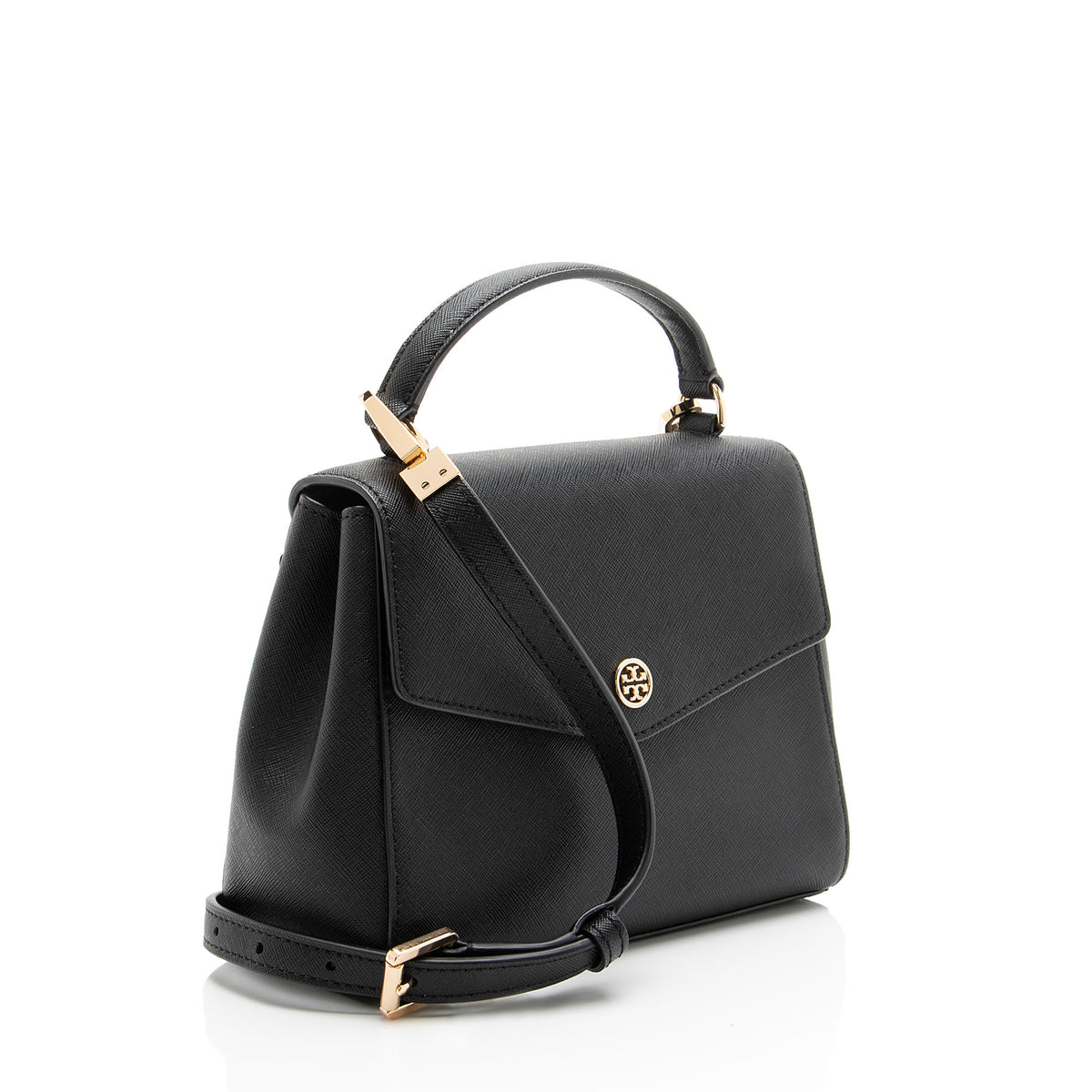 Tory Burch Leather Robinson Small Top Handle
