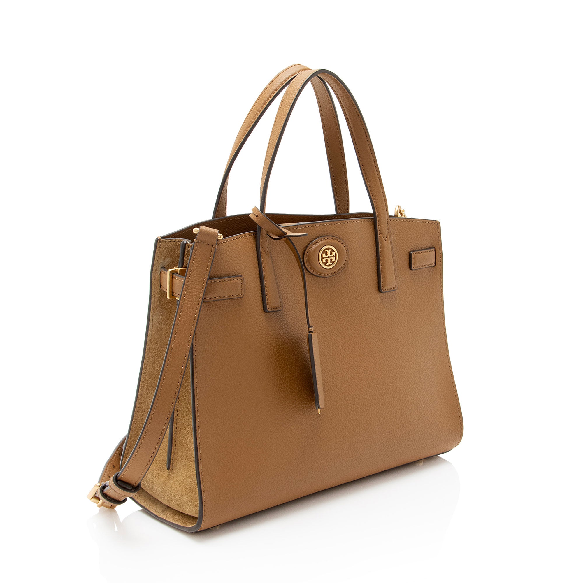 Tory Burch Leather Robinson Small Satchel