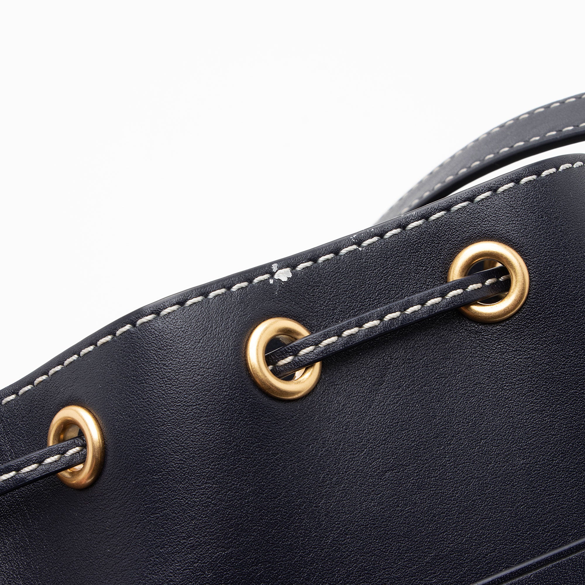 Tory Burch Leather Small Bucket Bag (SHF-1fmpNy)