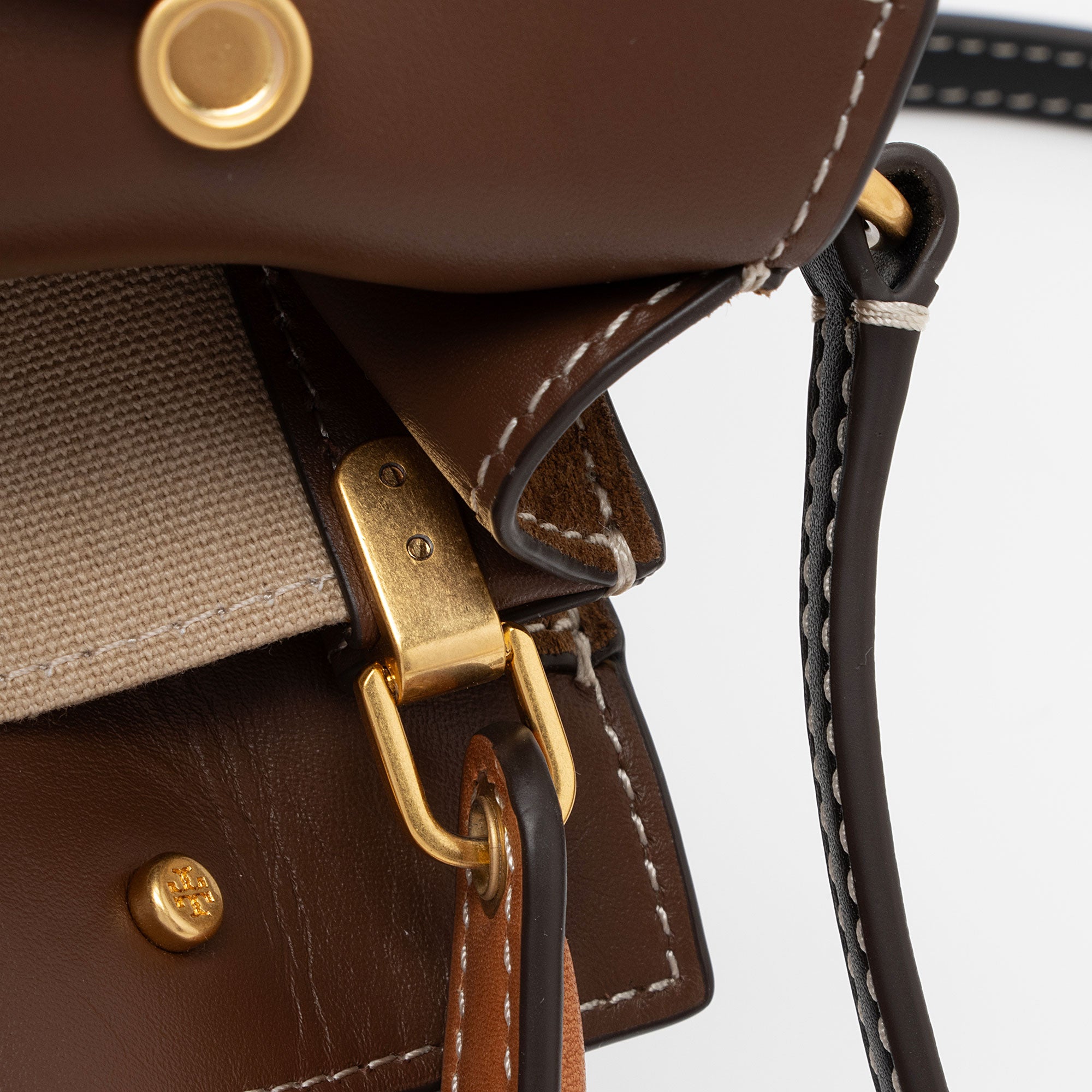 Tory Burch Lee Radziwill Leather Petite Double Satchel (SHF-6LdFCj)