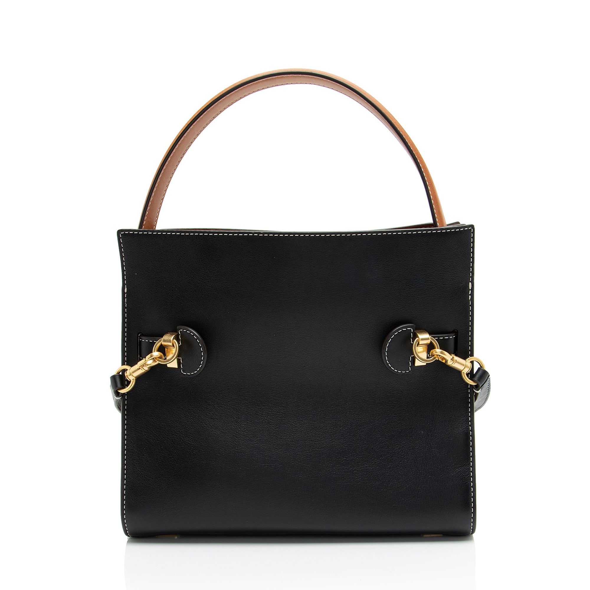 Tory Burch Lee Radziwill Leather Small Double Satchel