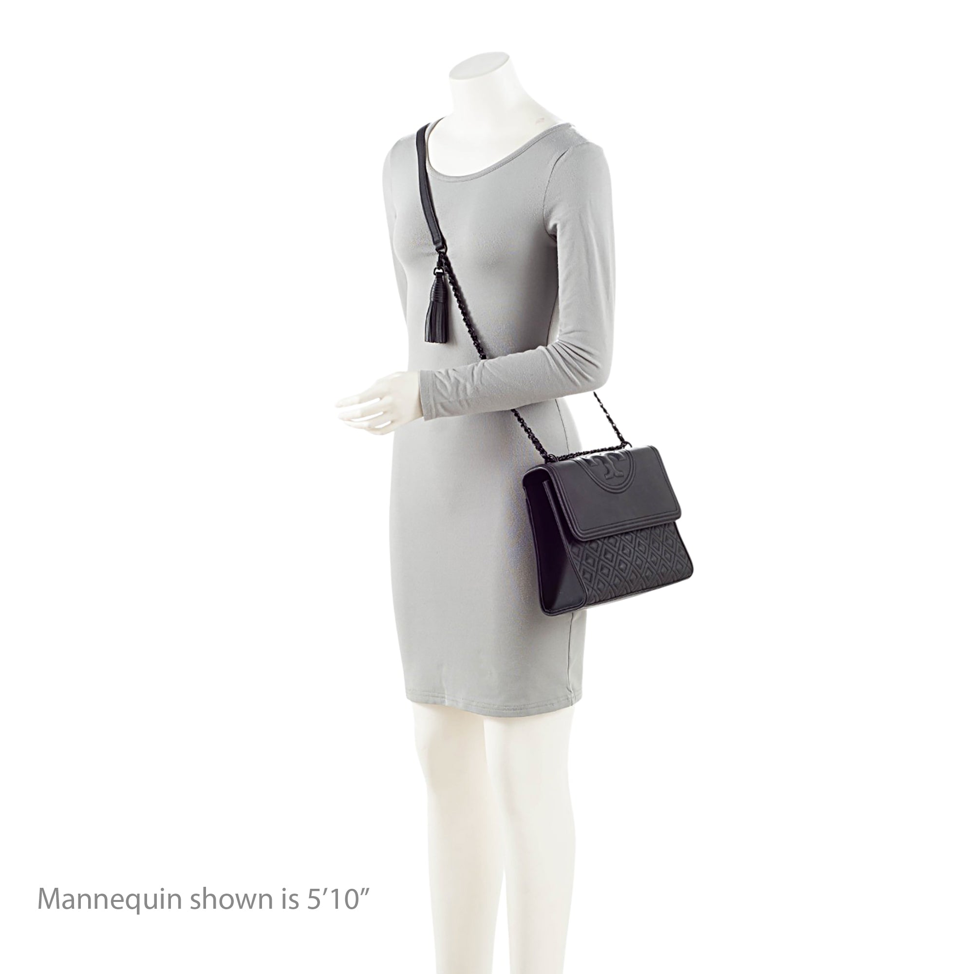Tory Burch Matte Leather Fleming Medium Shoulder Bag