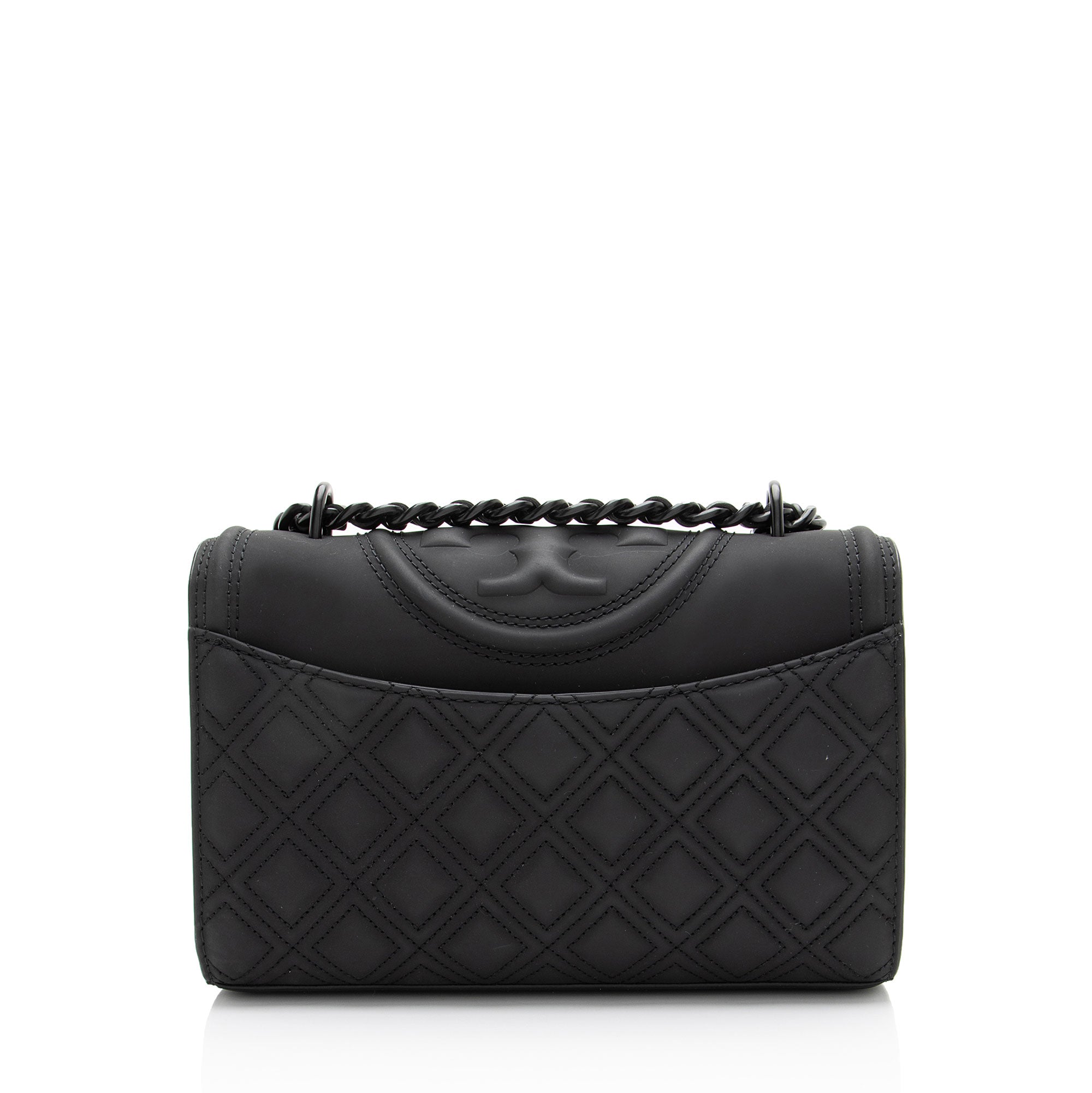 Tory Burch Matte Leather Fleming Small Shoulder Bag