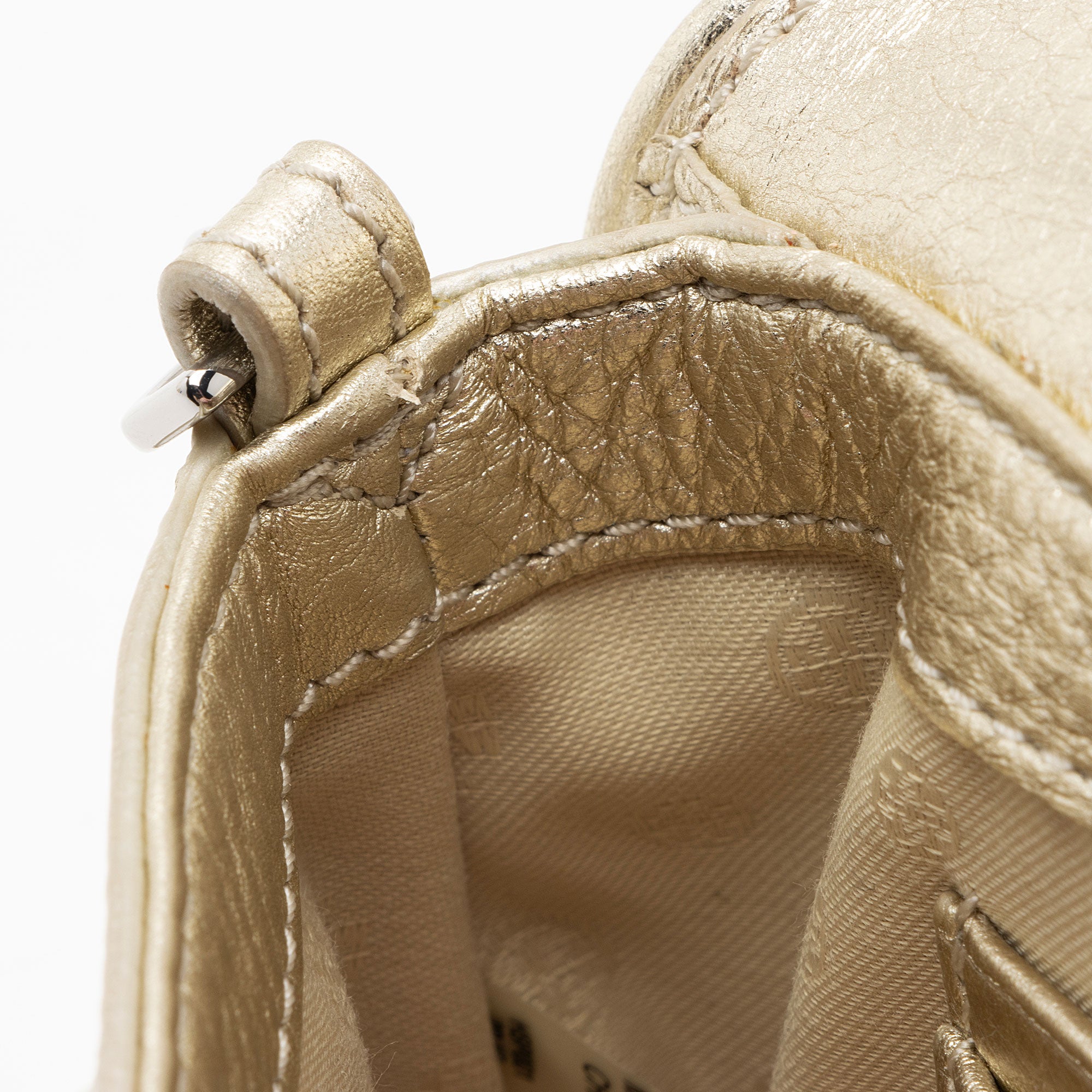 Tory Burch Metallic Leather Britten Mini Crossbody Bag (SHF-Yq8iZv)