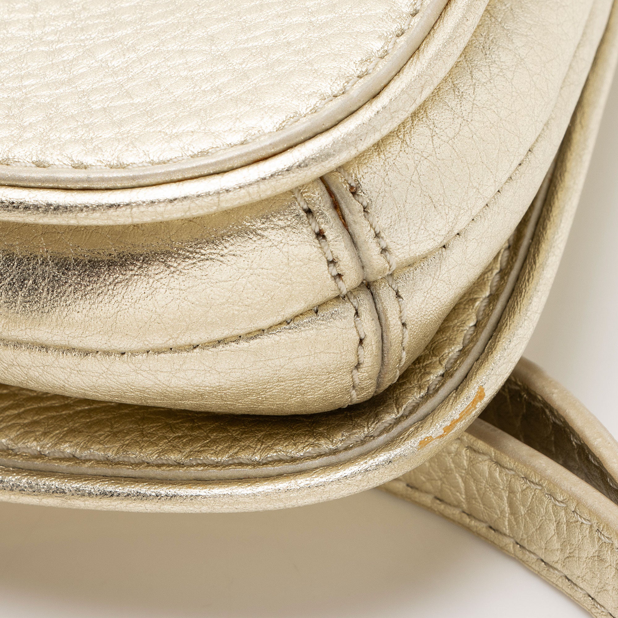 Tory Burch Metallic Leather Britten Mini Crossbody Bag (SHF-Yq8iZv)