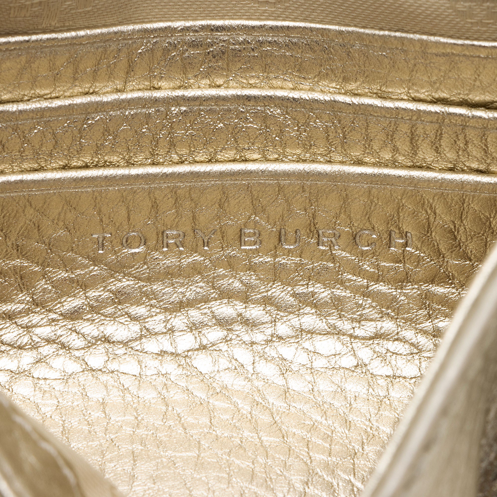 Tory Burch Metallic Leather Britten Mini Crossbody Bag (SHF-Yq8iZv)