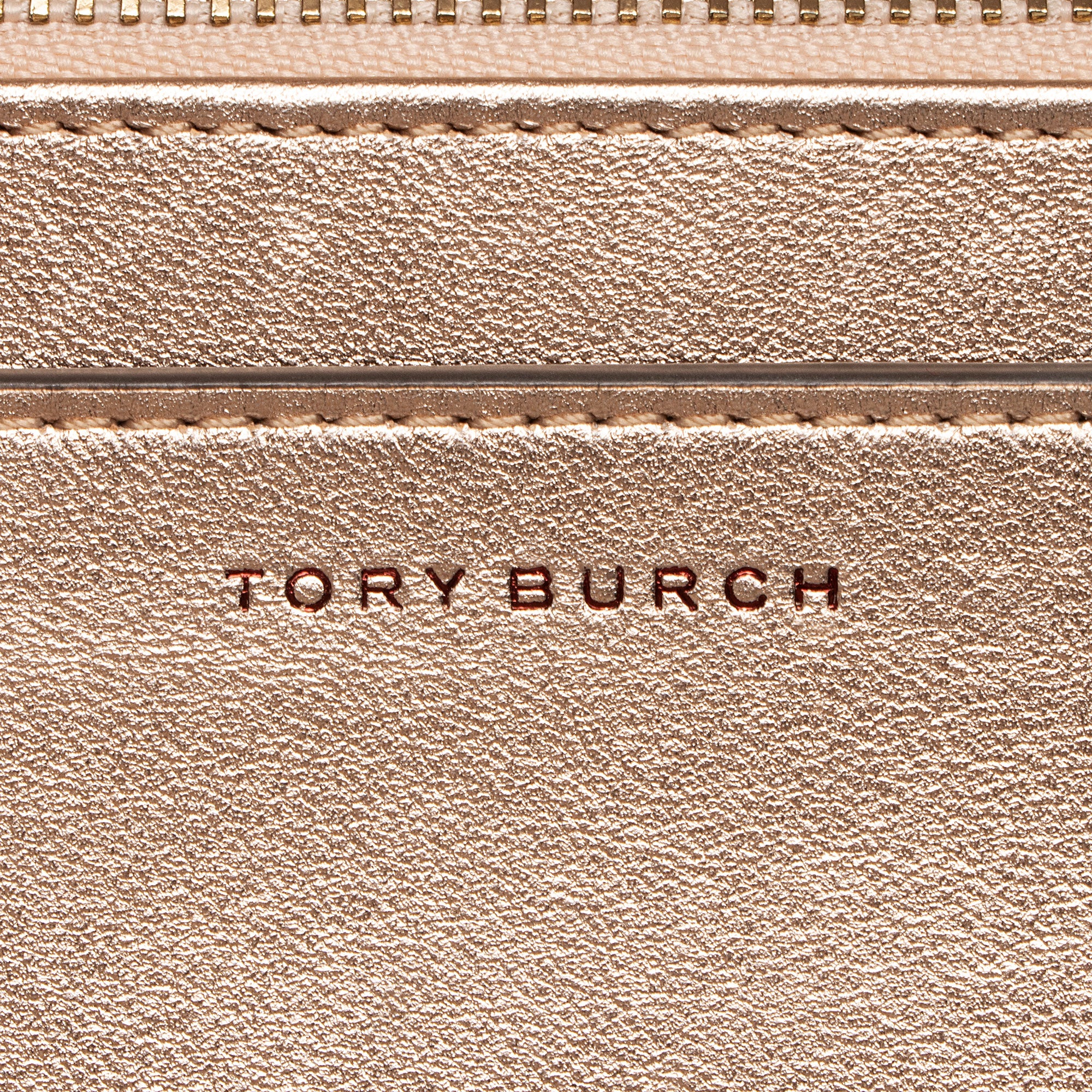 Tory Burch Metallic Quilted Leather Savannah Chain Wallet