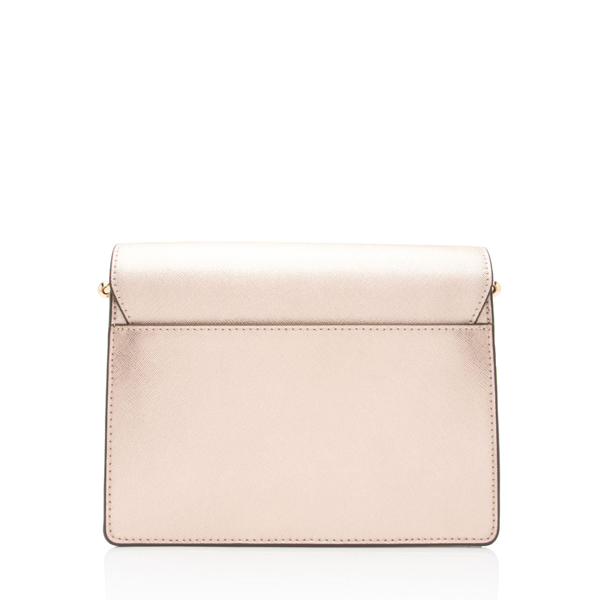 Tory Burch Metallic Saffiano Leather Robinson Shoulder Bag (SHF-di2rQw)