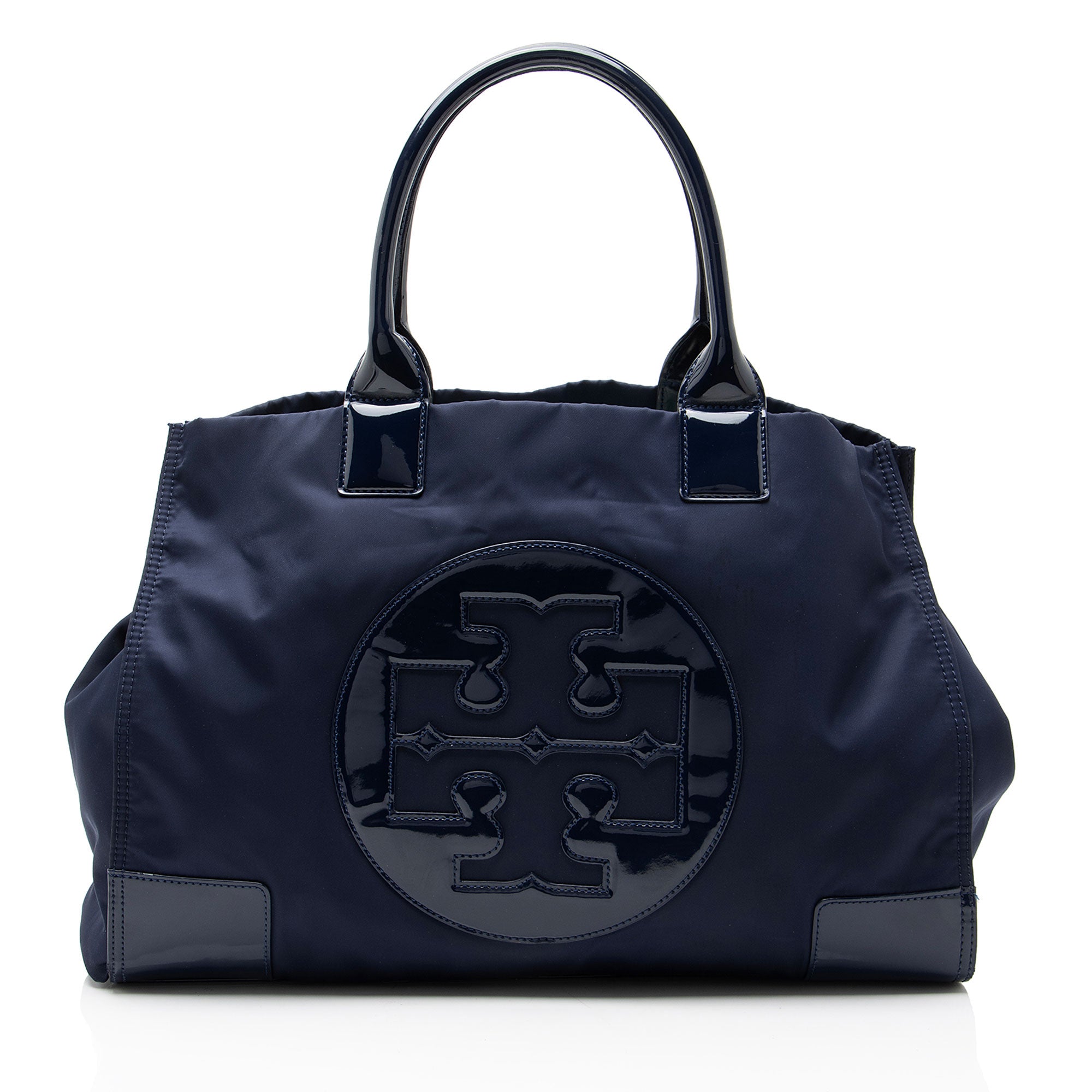 Tory Burch Nylon Patent Leather Ella Tote