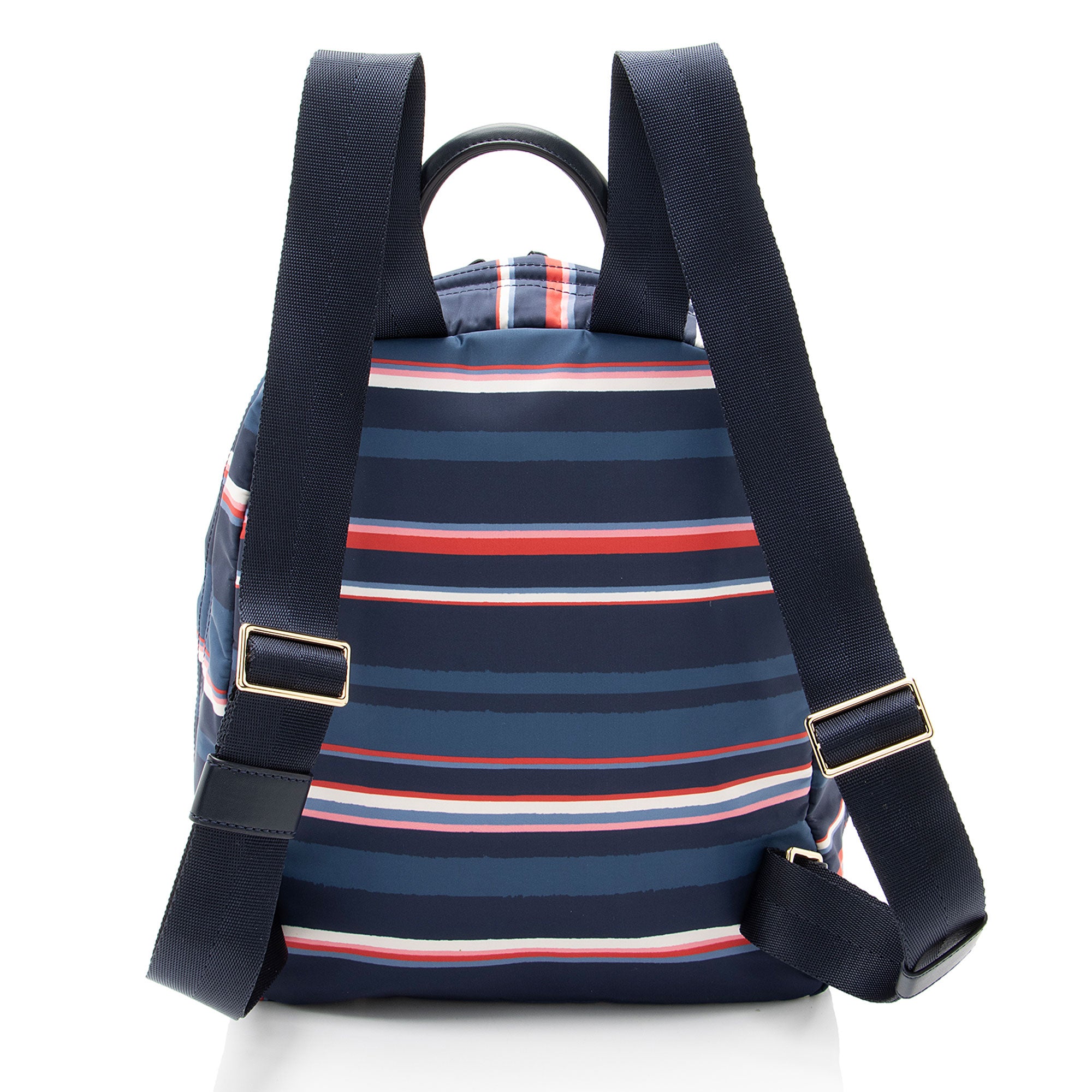 Tory Burch Nylon Striped Ella Backpack