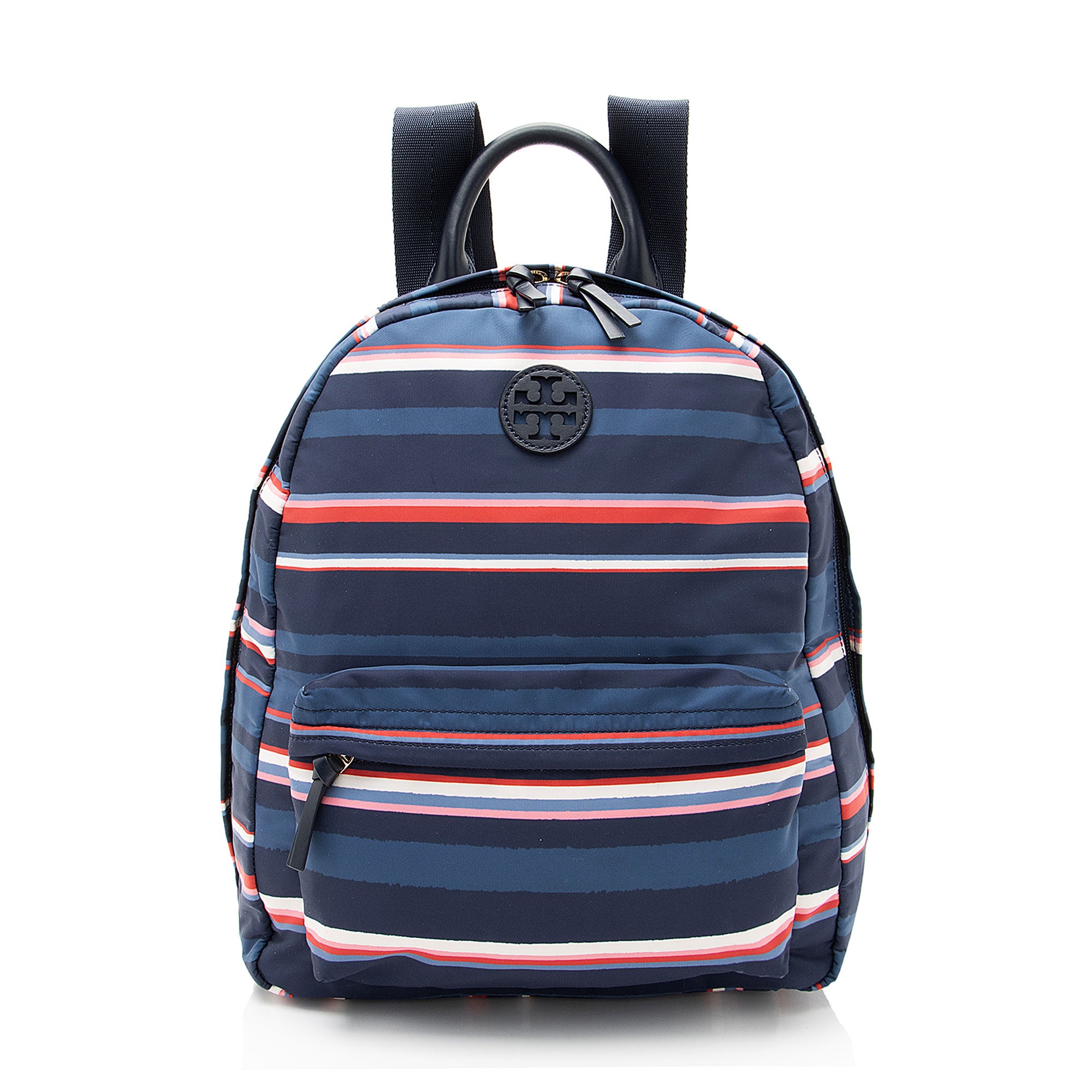 Tory Burch Nylon Striped Ella Backpack