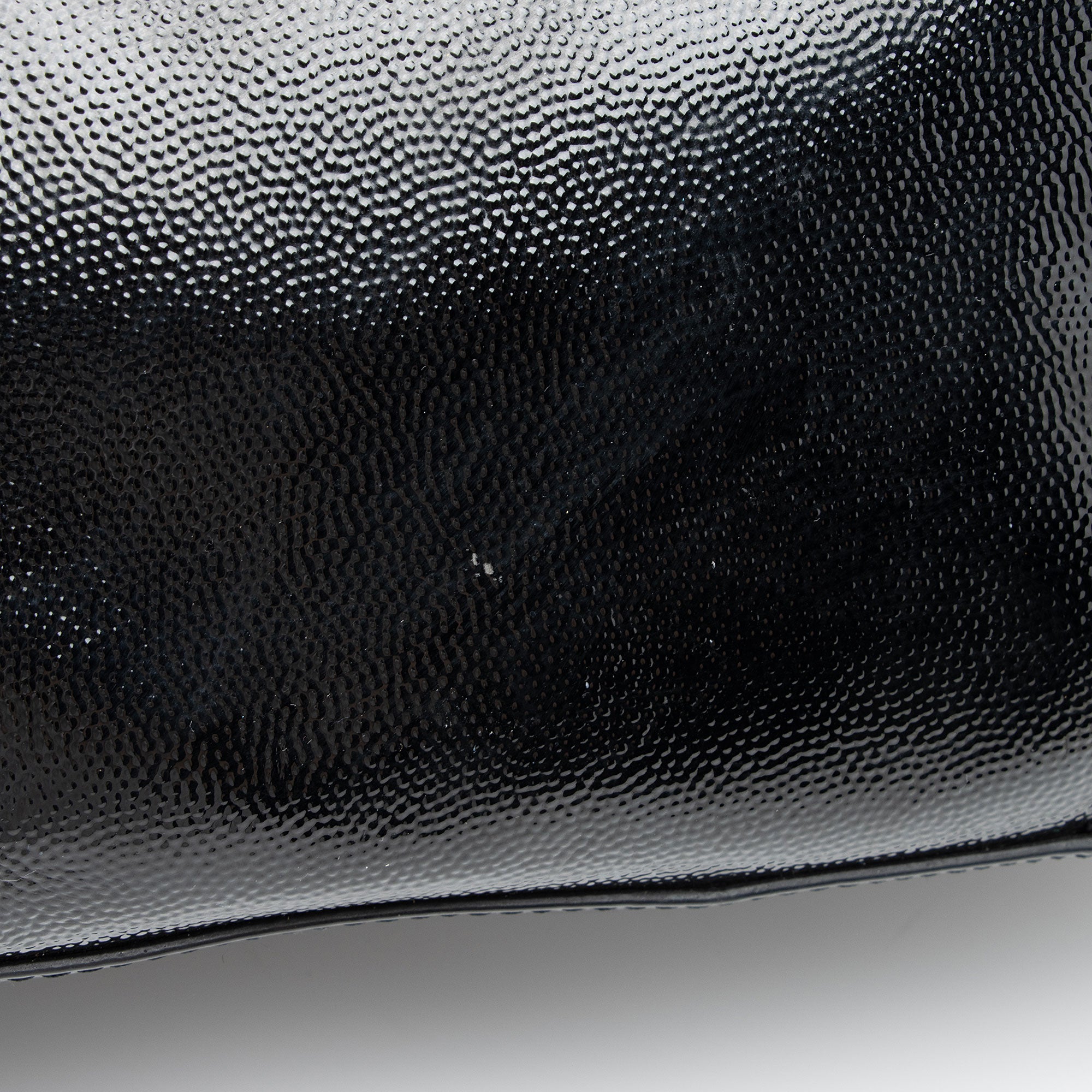 Tory Burch Patent Leather Britten Medium Boston Bag (SHF-SCM5mw)