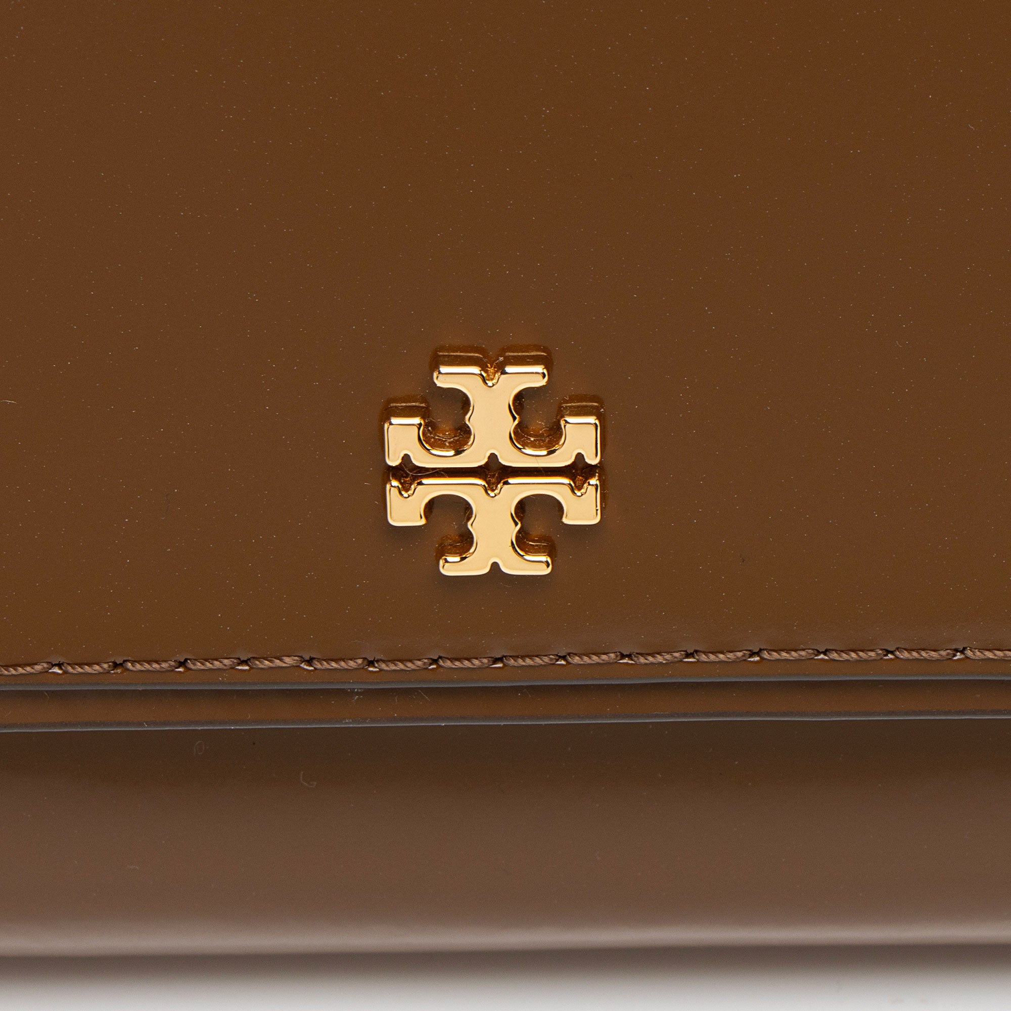 Tory Burch Patent Leather Emerson Wallet on Chain
