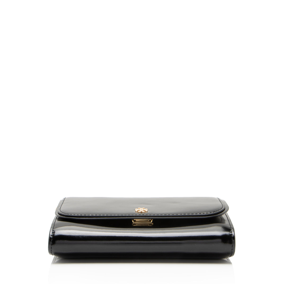 Tory Burch Patent Leather Emerson Wallet on Chain