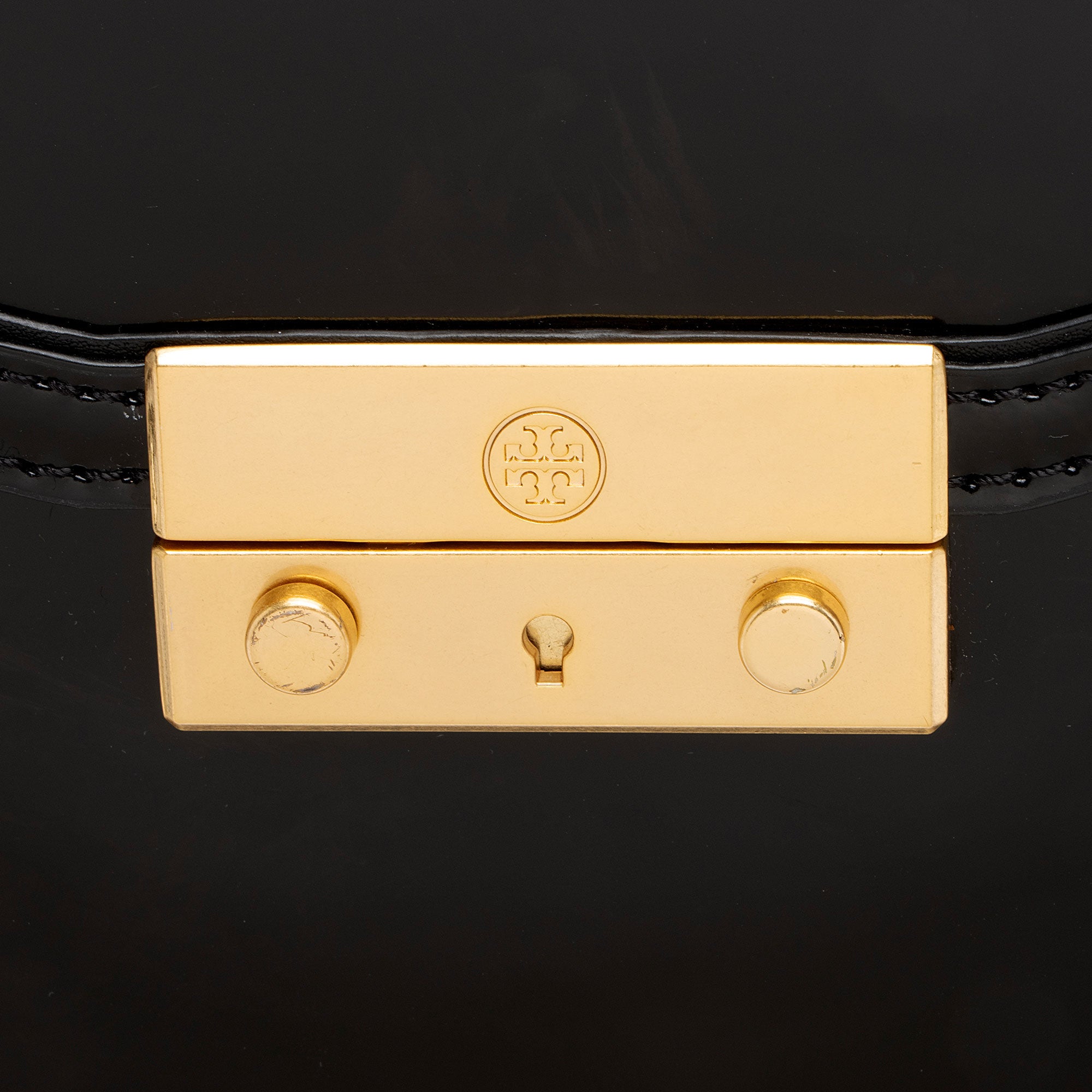 Tory Burch Patent Leather Juliette Top Handle