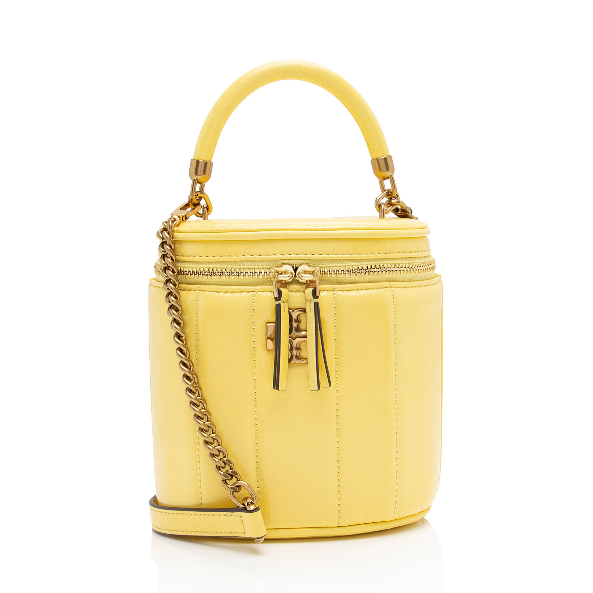 Tory Burch Patent Leather Kira Vanity Case (SHF-5rwPlL)