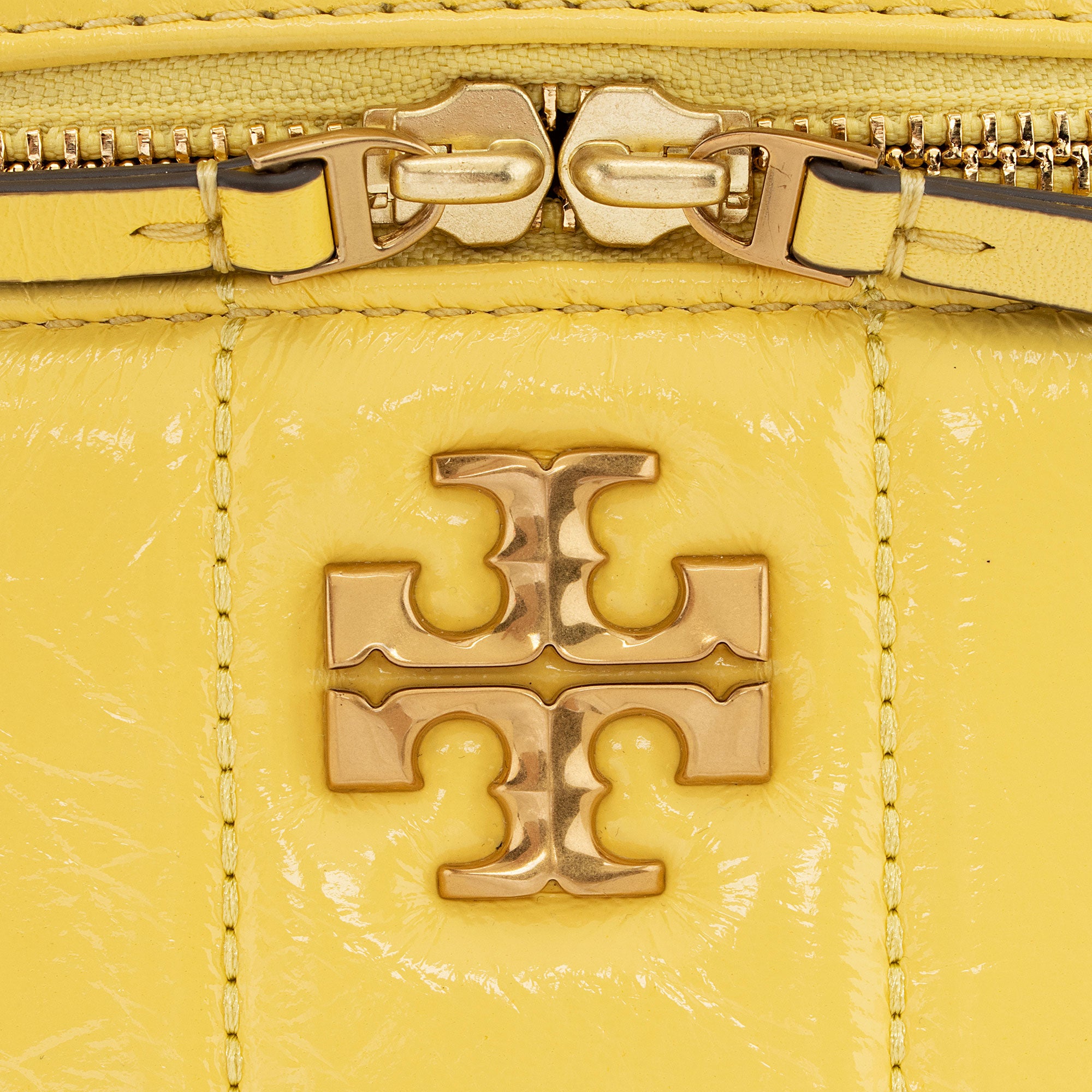 Tory Burch Patent Leather Kira Vanity Case (SHF-5rwPlL)