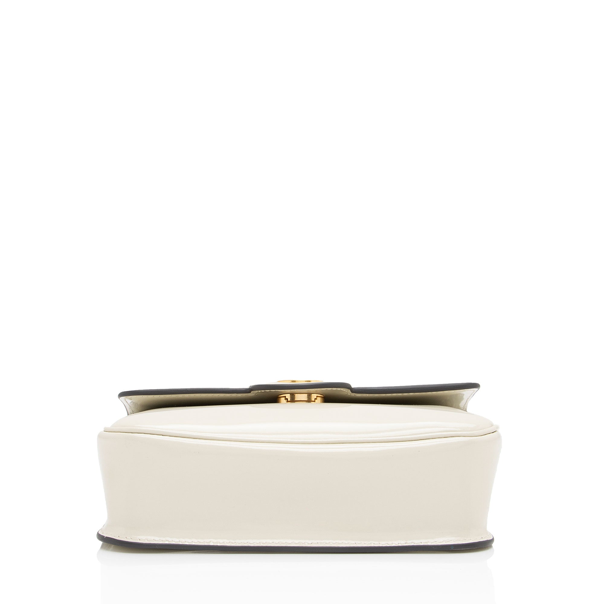 Tory Burch Patent Leather Robinson Convertible Shoulder Bag (SHF-yyx9MY)