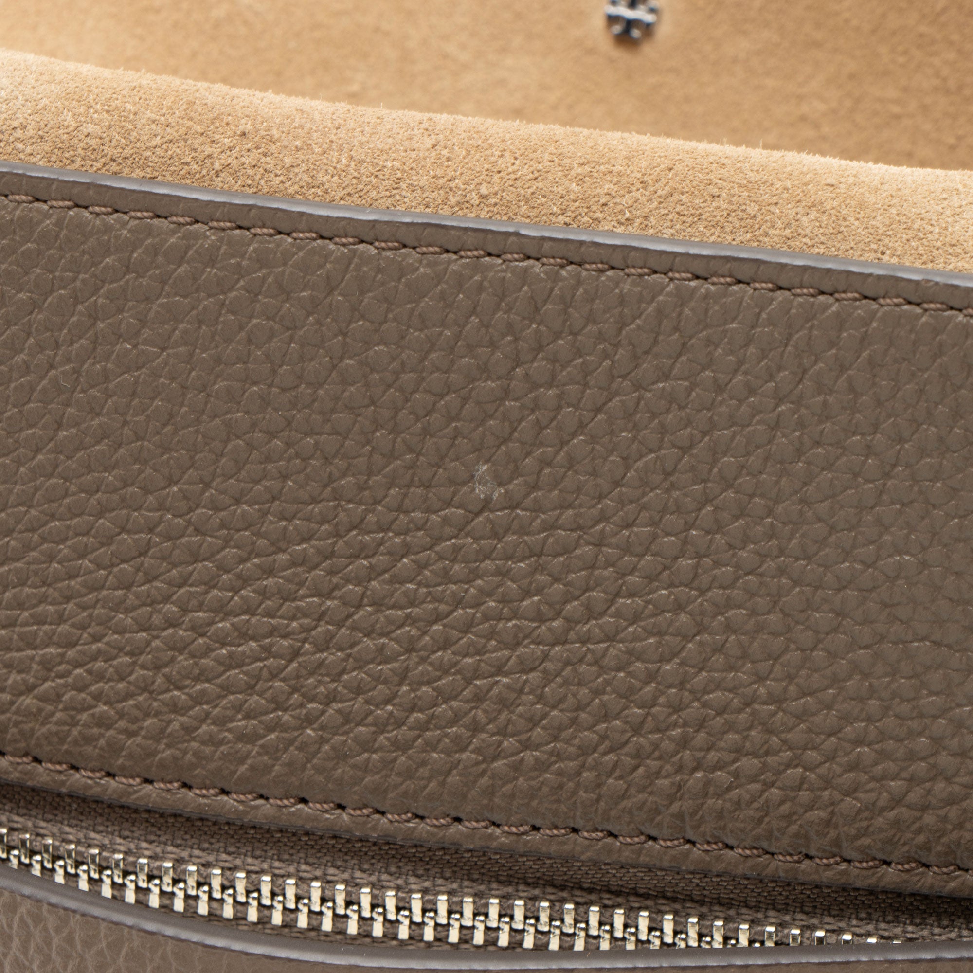 Tory Burch Pebbled Leather Mercer Satchel