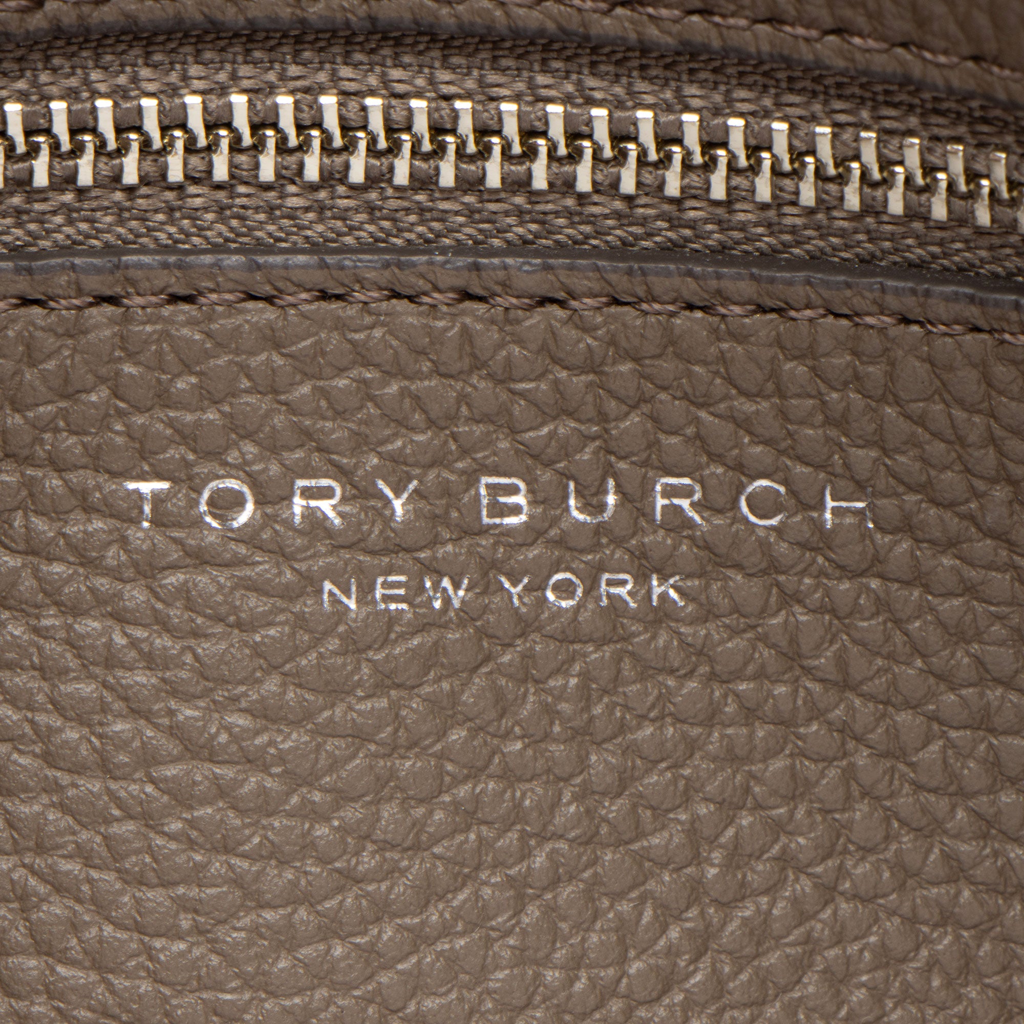 Tory Burch Pebbled Leather Mercer Satchel