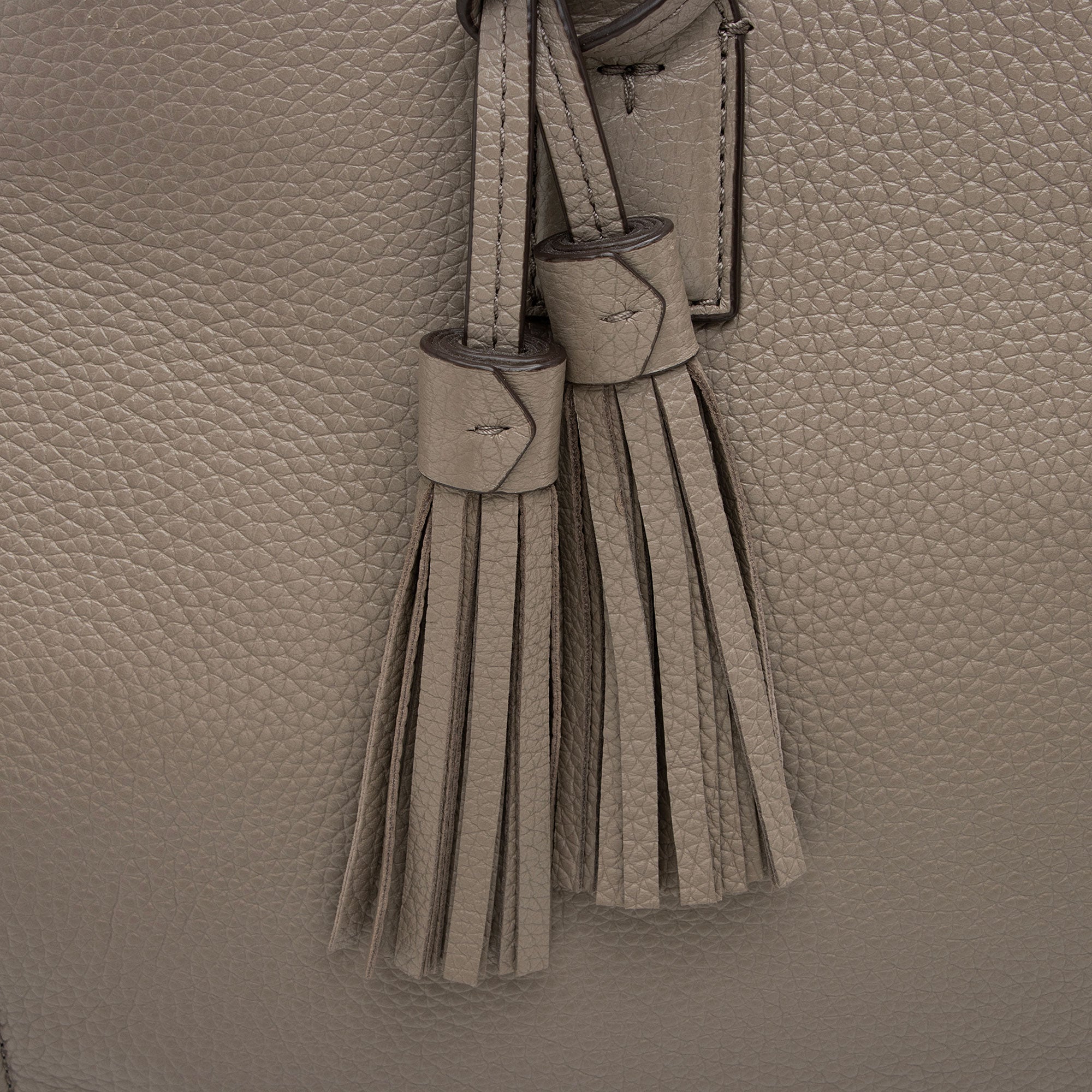 Tory Burch Pebbled Leather Thea Tassel Large Tote