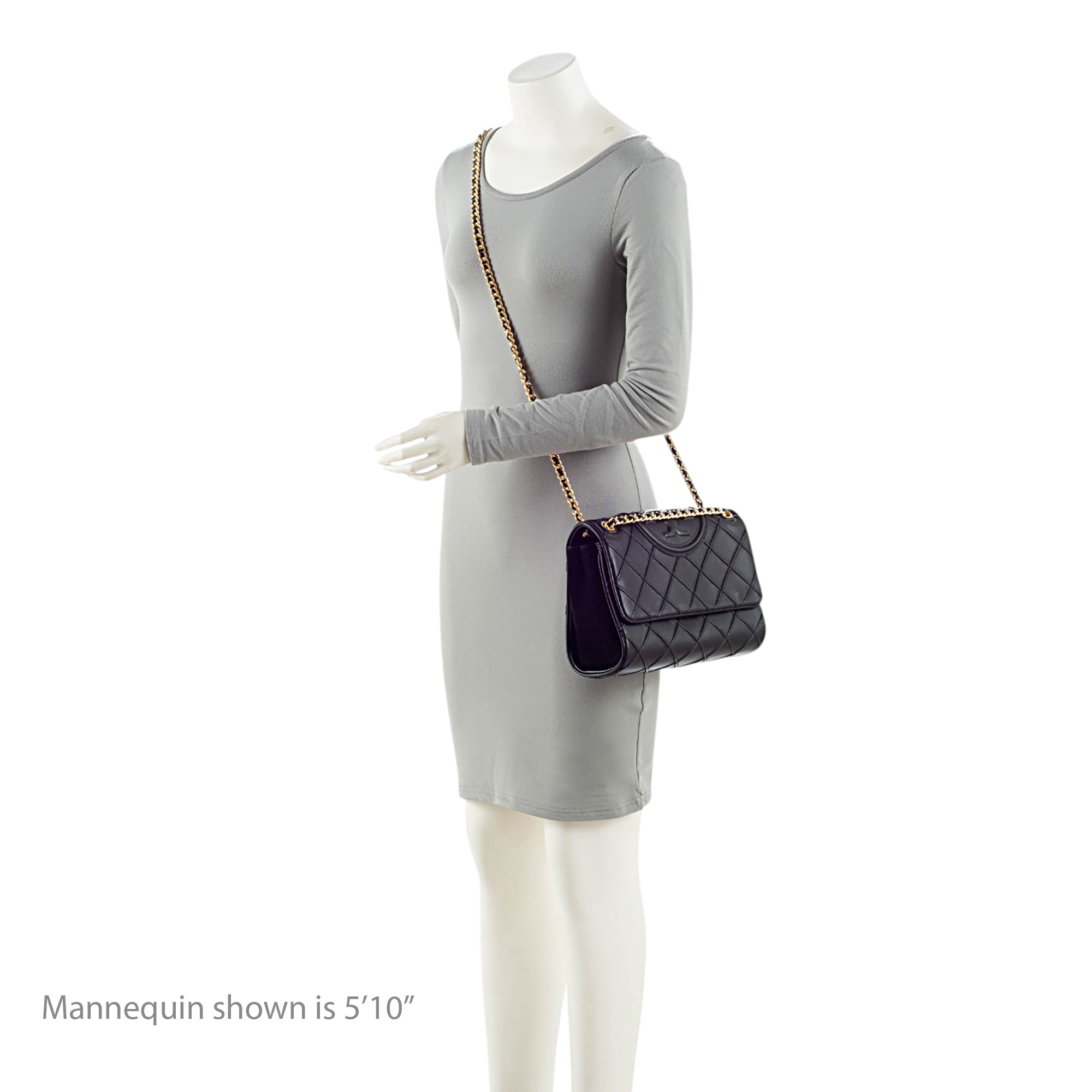 Tory Burch Quilted Leather Fleming Small Shoulder Bag