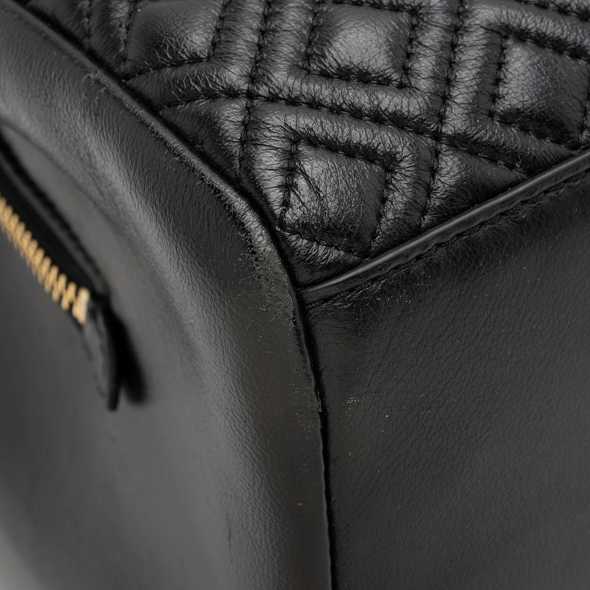 Tory Burch Quilted Leather Fleming Tote (SHF-23792)