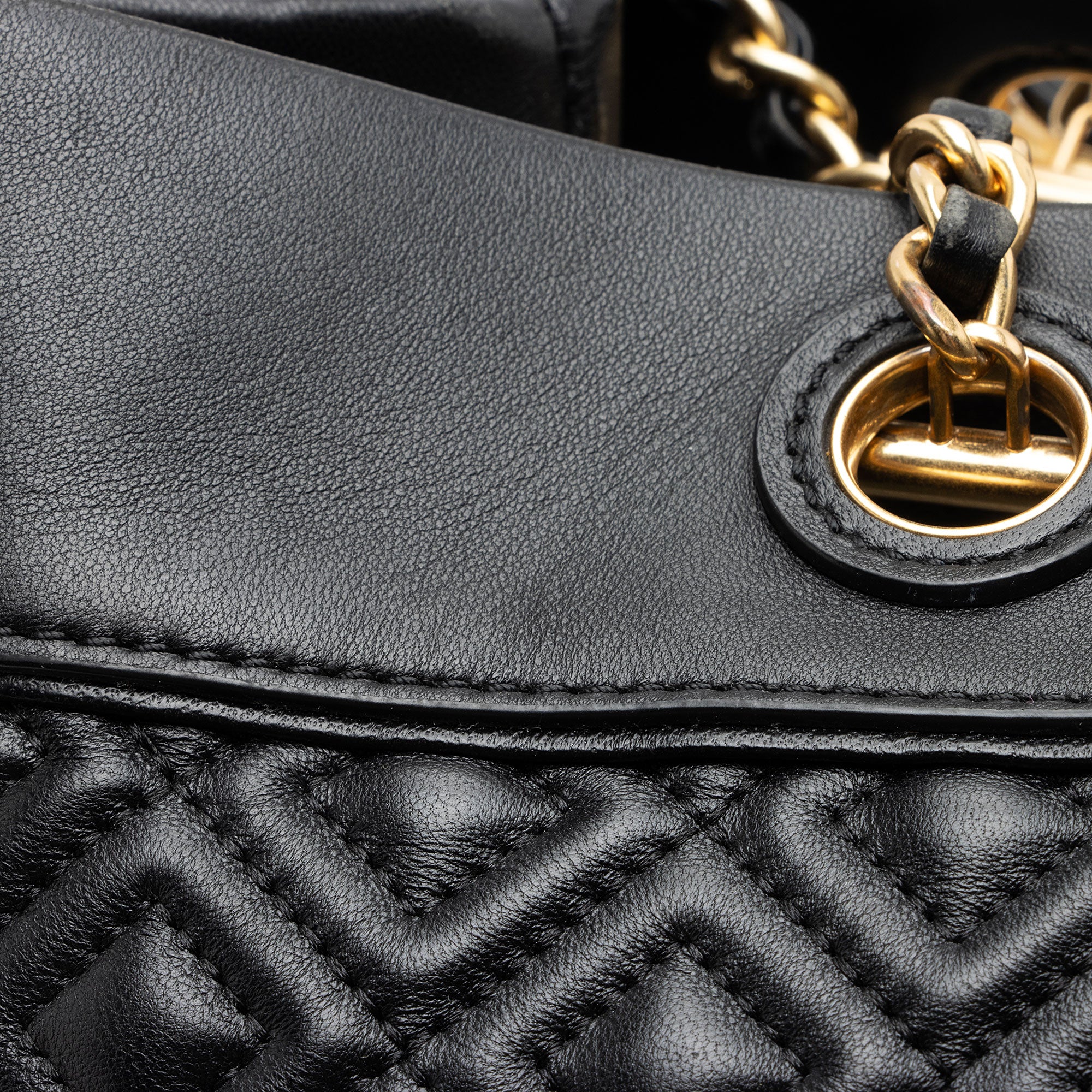 Tory Burch Quilted Leather Fleming Tote (SHF-kzdbgo)