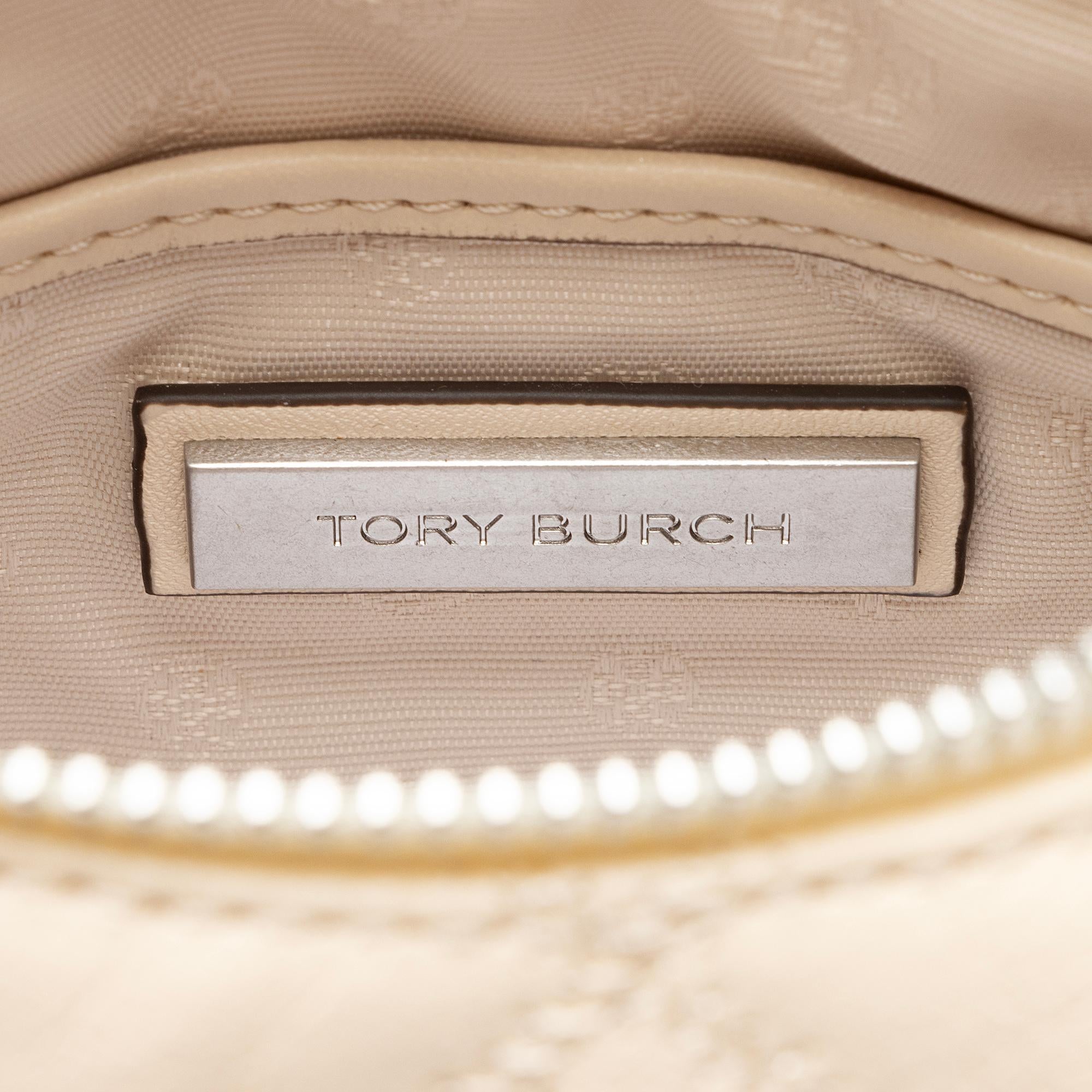 Tory Burch Quilted Leather Willa Mini Hobo (SHF-LgH17e)