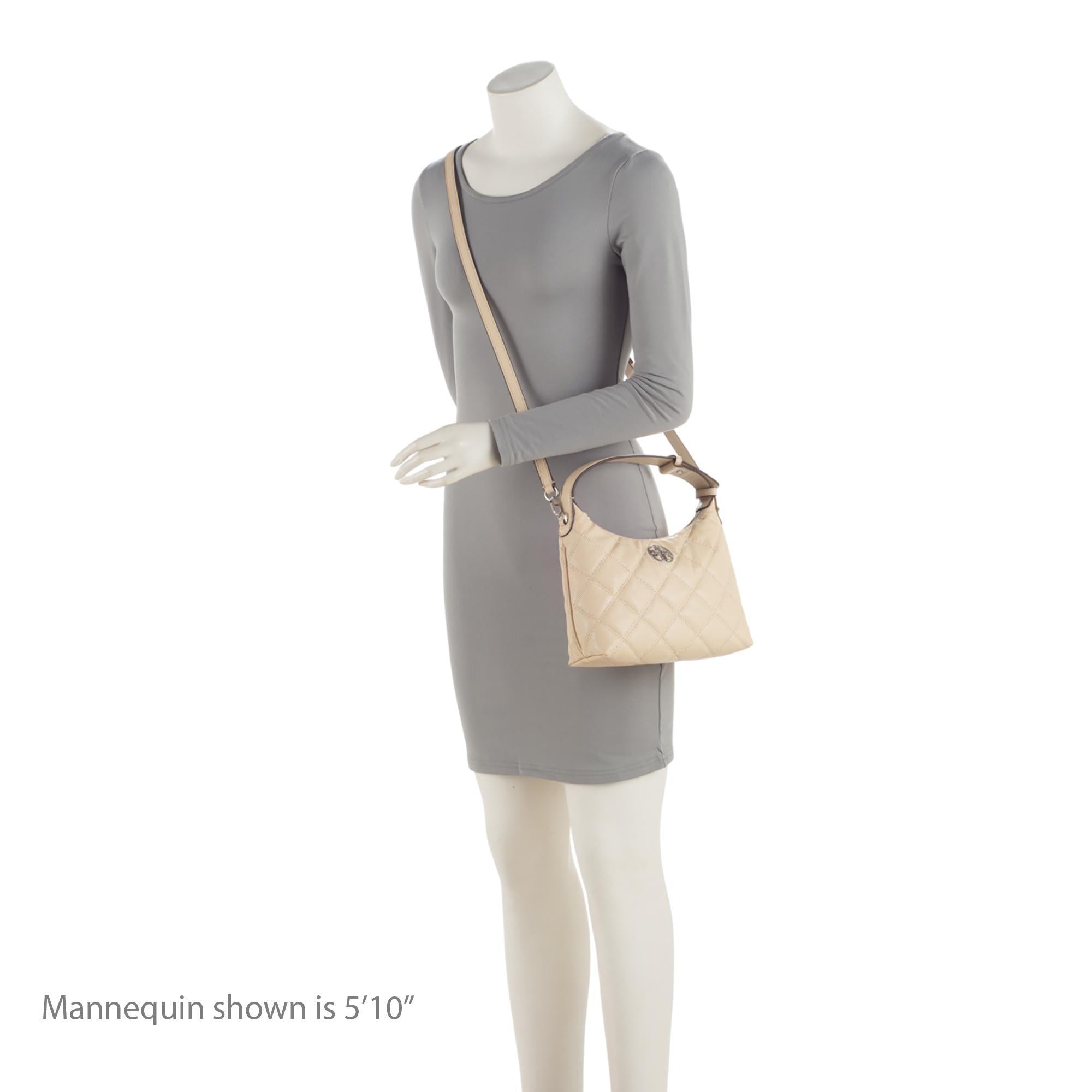 Tory Burch Quilted Leather Willa Mini Hobo (SHF-LgH17e)