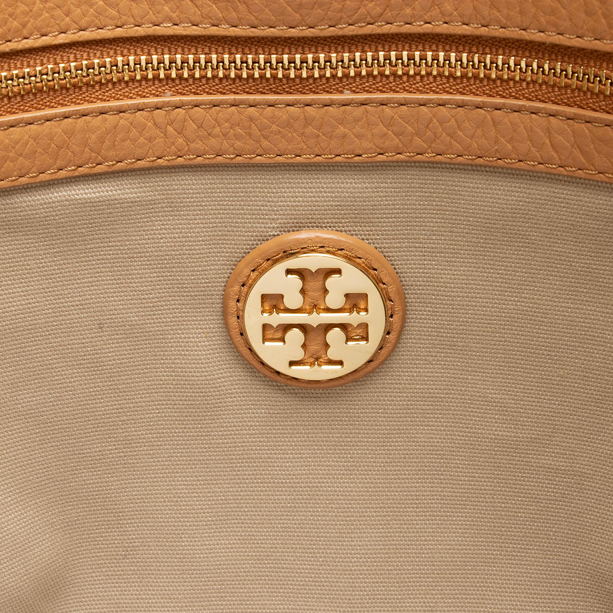 Tory Burch Raffia Leather Slouchy Tote (SHF-UewUdN)