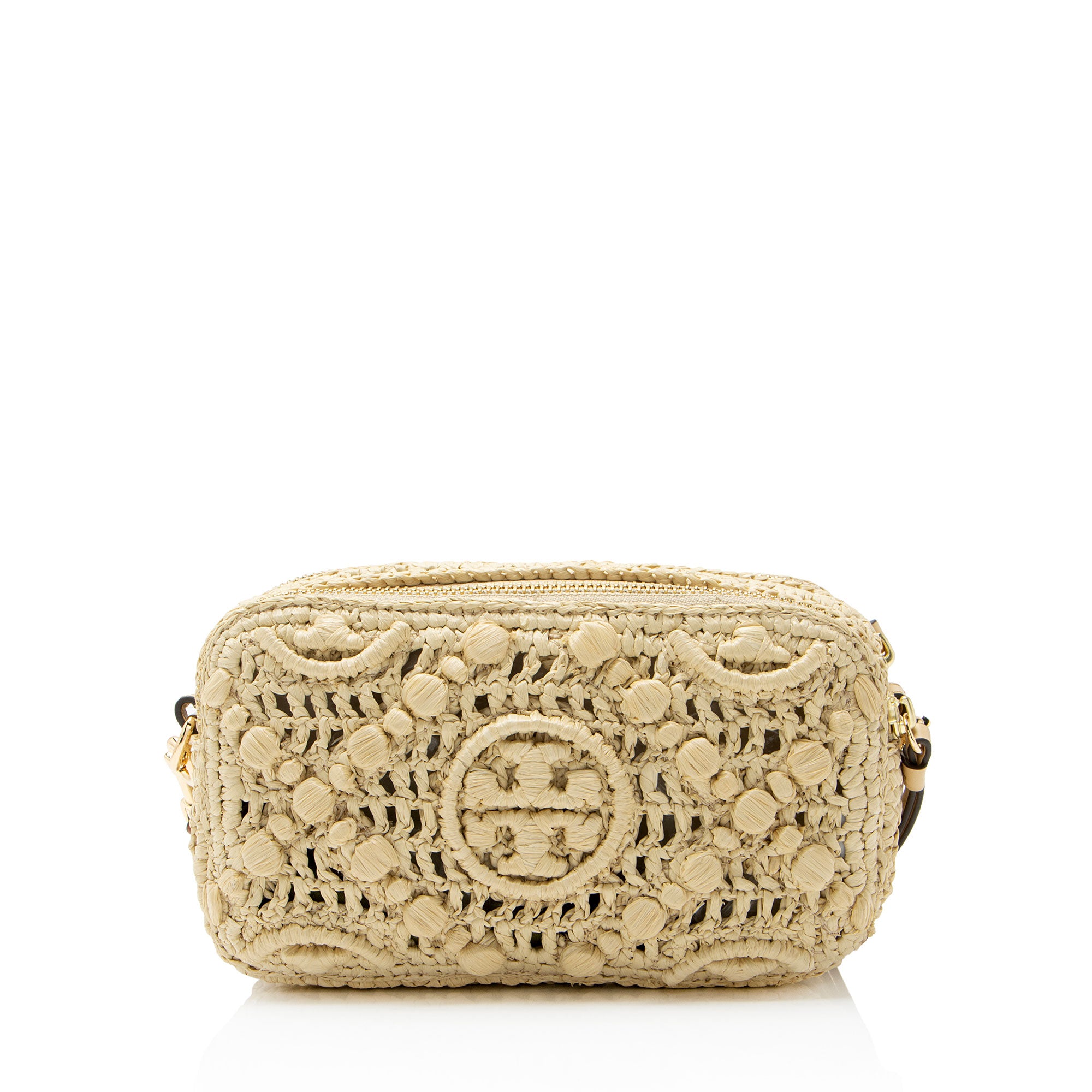 Tory Burch Raffia Miller Mini Crossbody