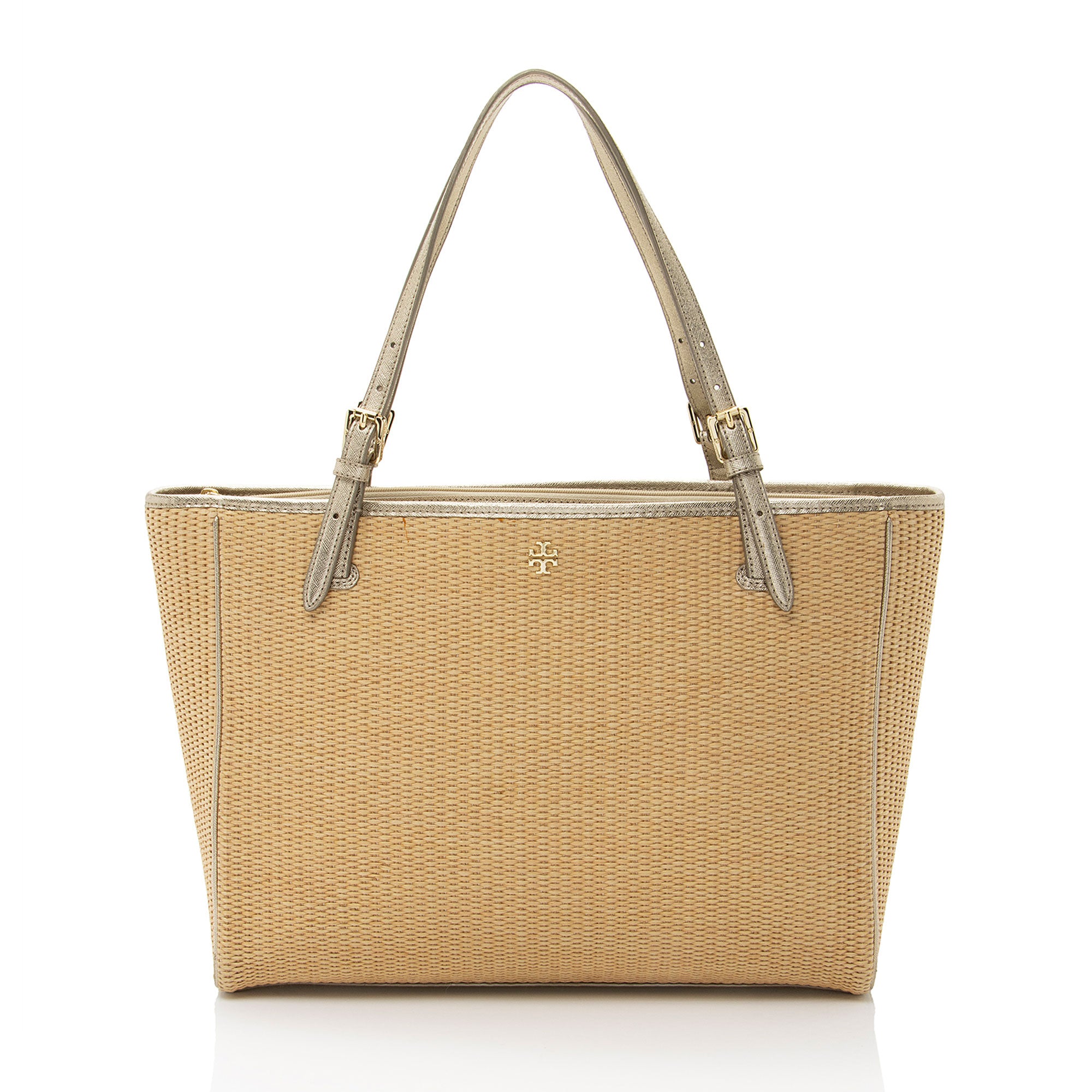 Tory Burch Raffia York Tote