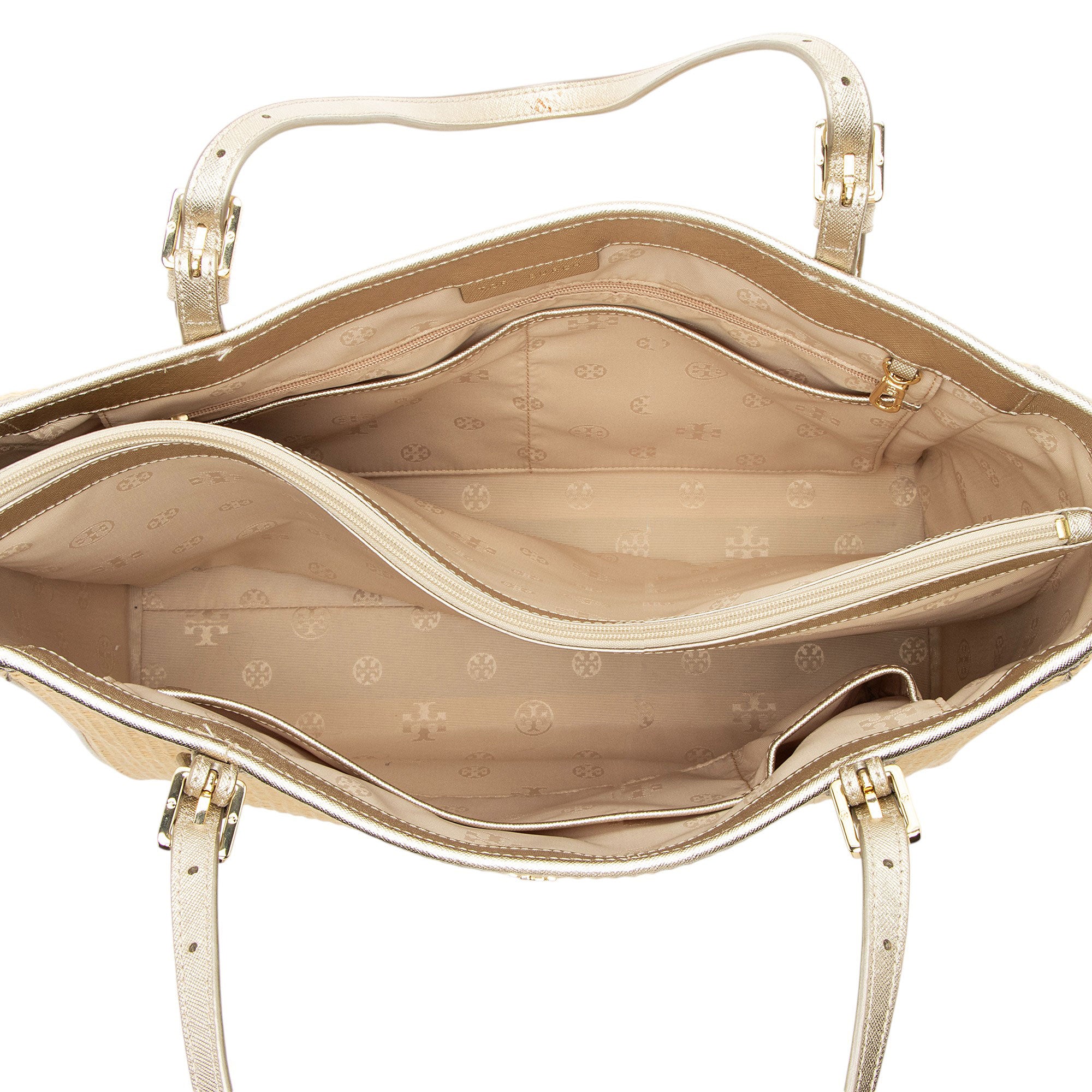 Tory Burch Raffia York Tote