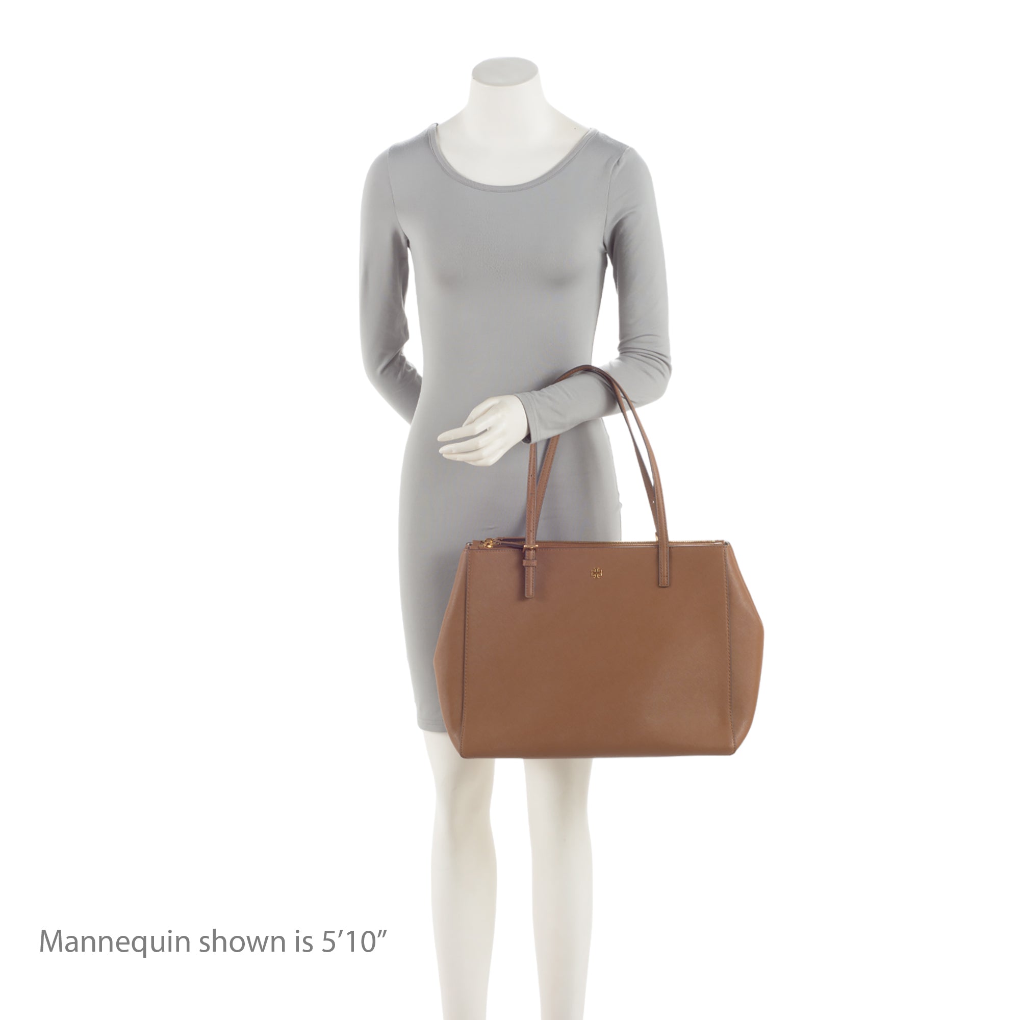 Tory Burch Saffiano Leather Emerson Double Zip Large Tote (SHF-atmA95)