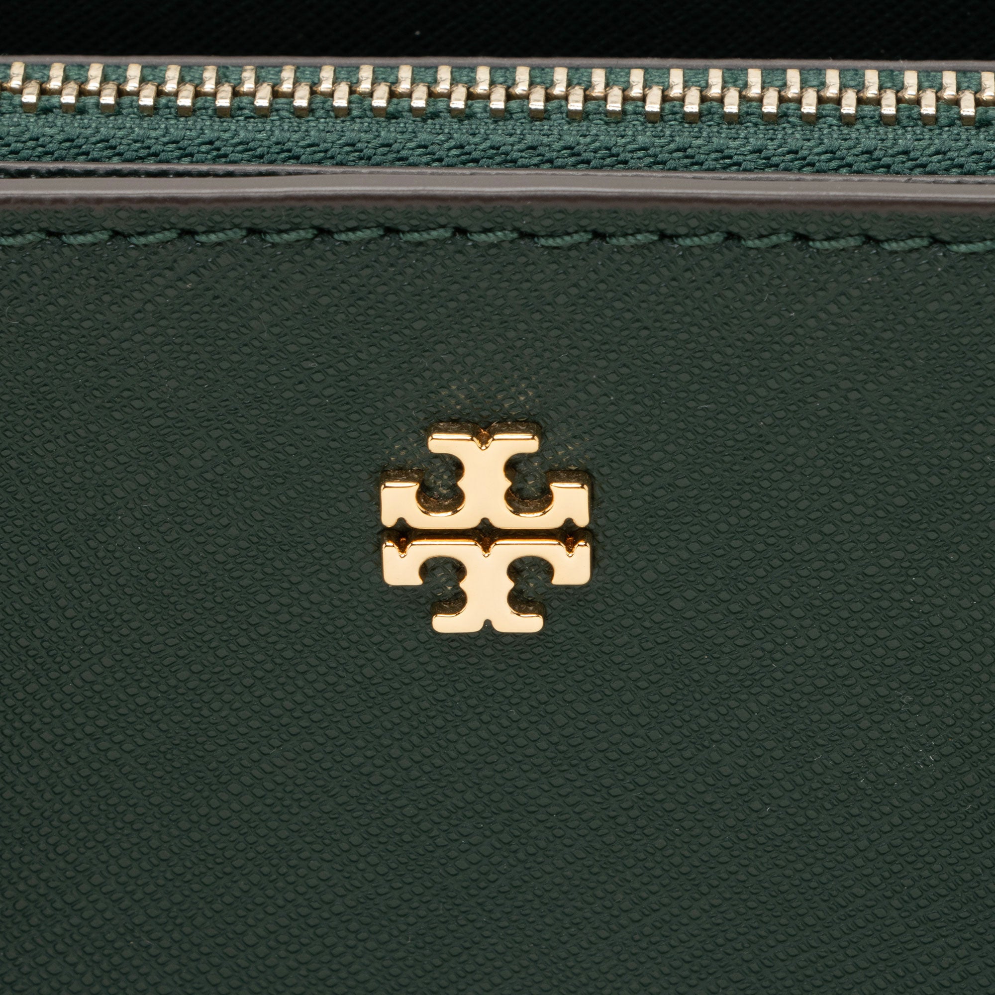 Tory Burch Saffiano Leather Emerson Top Zip Micro Tote (SHF-QkYroX)