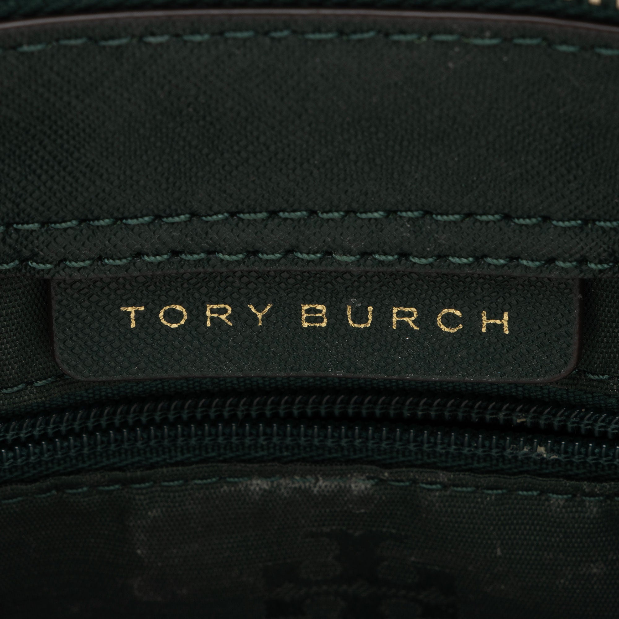 Tory Burch Saffiano Leather Emerson Top Zip Micro Tote (SHF-QkYroX)