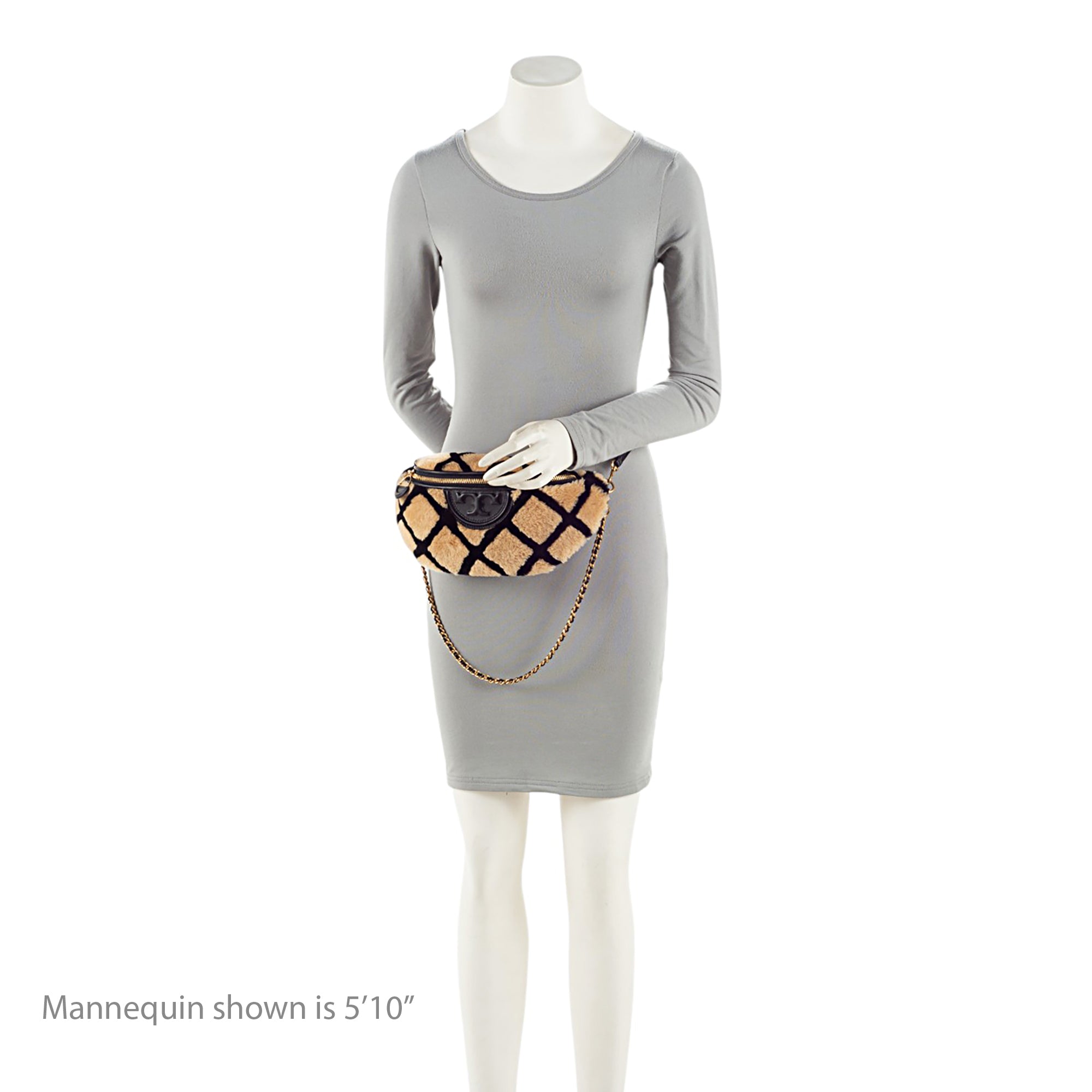Tory Burch Shearling Fleming Convertible Belt Bag