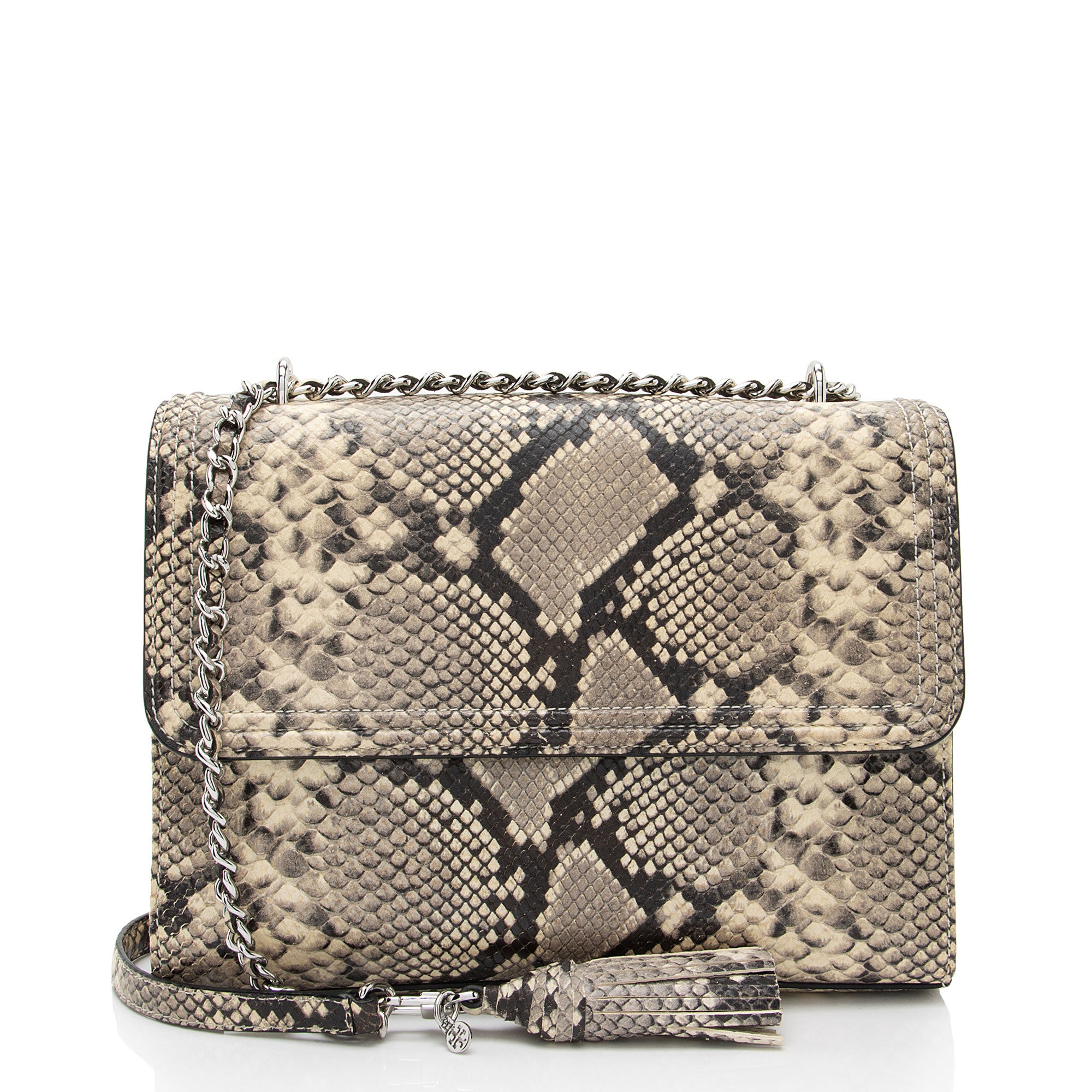 Tory Burch Snakeskin Embossed Leather Shoulder Bag (SHF-5081PS)