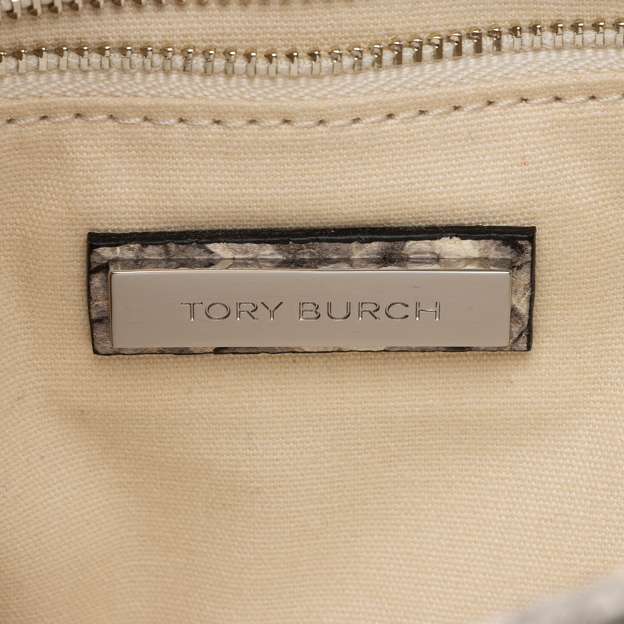 Tory Burch Snakeskin Embossed Leather Shoulder Bag (SHF-5081PS)