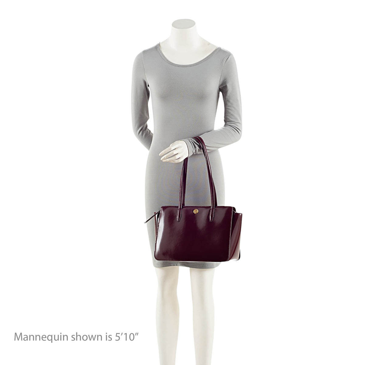 Tory Burch Spazzolato Leather Robinson Small Tote