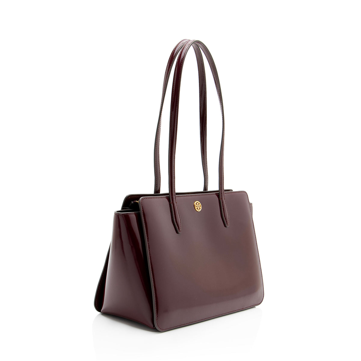 Tory Burch Spazzolato Leather Robinson Small Tote