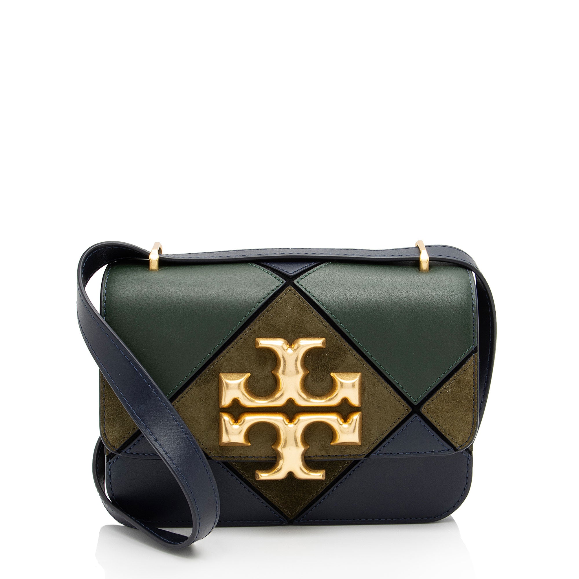 Tory Burch Suede Leather Eleanor Shoulder Bag (SHF-KL1RXQ)