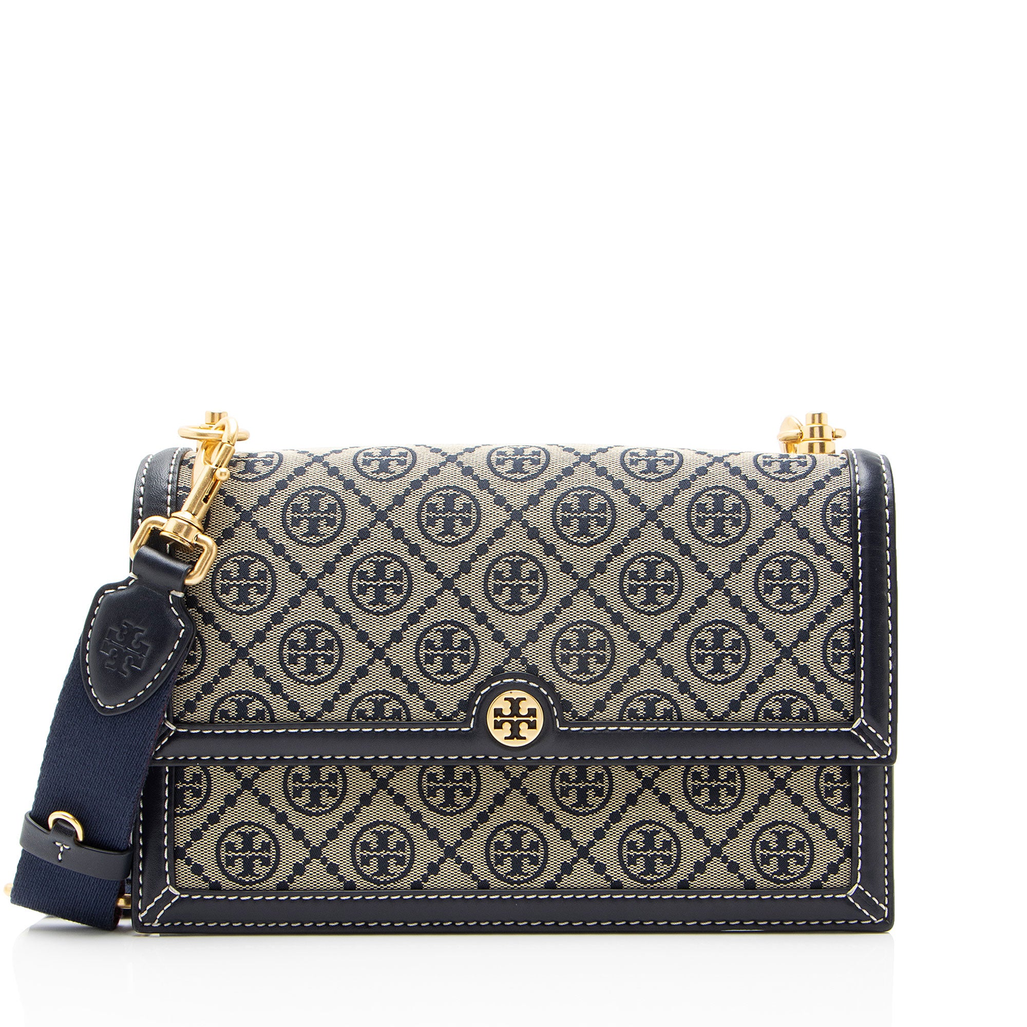 Tory Burch T Monogram Canvas Medium Crossbody